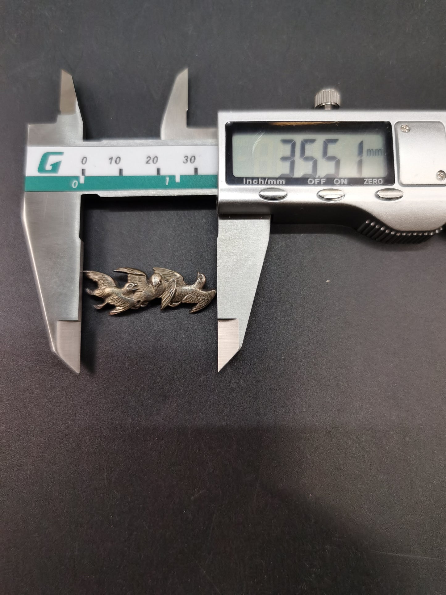 Japanese Type Pure Silver Three Little Birds Menuki for Katana and wakziashi, Y172