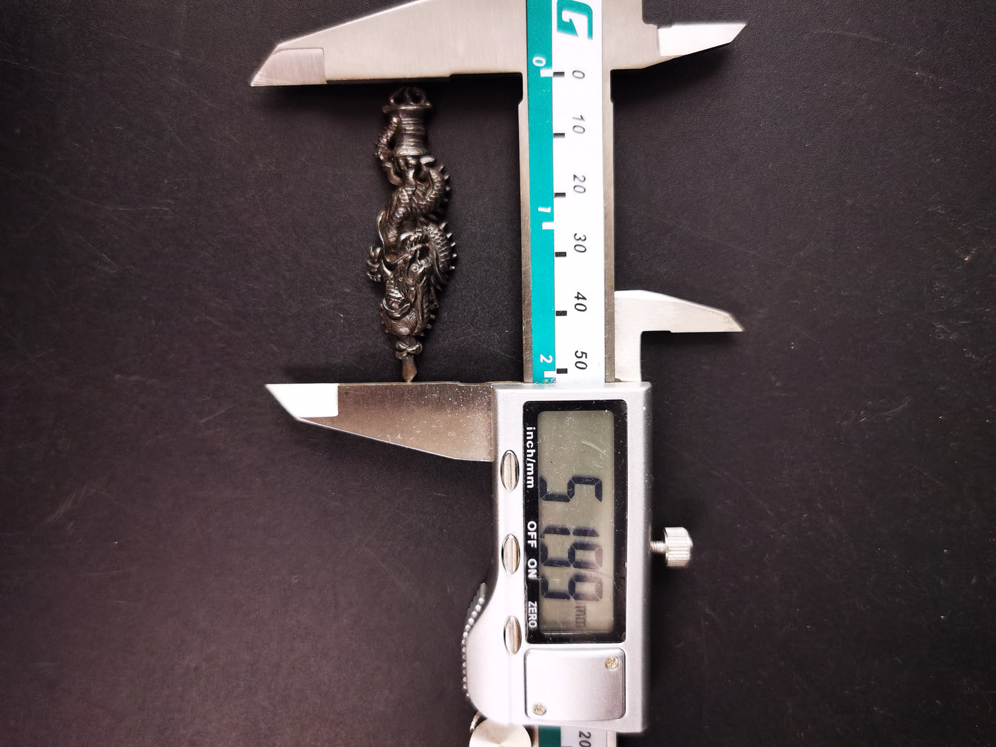 Japanese Type Black Kurikara Dragon Menuki for Katana and wakziashi Y009