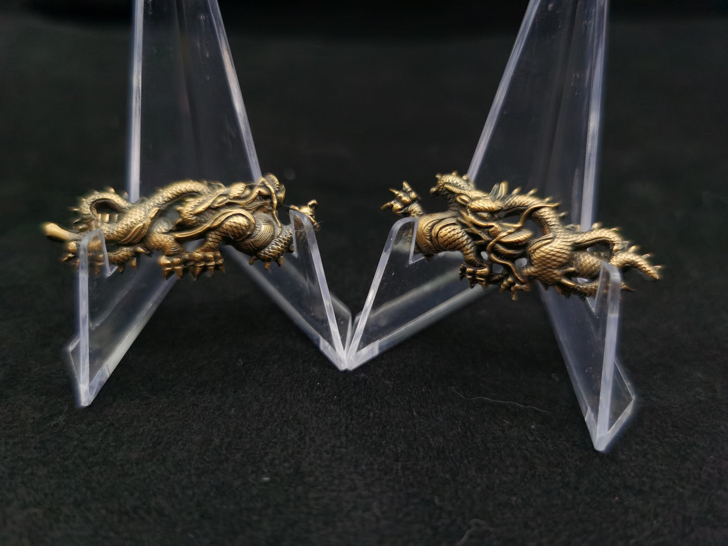 Japanese Type Small Goden Dragon Menuki for Katana wakziashi Tanto Y003
