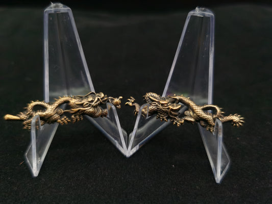 Japanese Type Gold Hai-ryu Dragon Pattern Menuki for Katana and wakziashi Y005