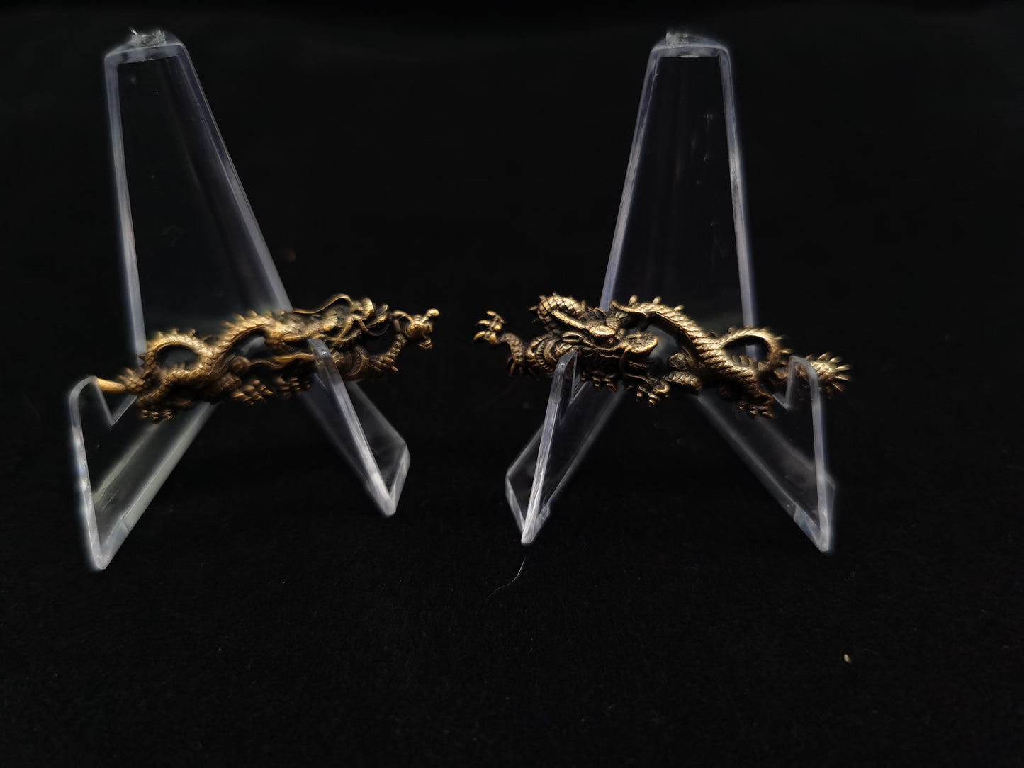 Japanese Type Gold Hai-ryu Dragon Pattern Menuki for Katana and wakziashi Y005