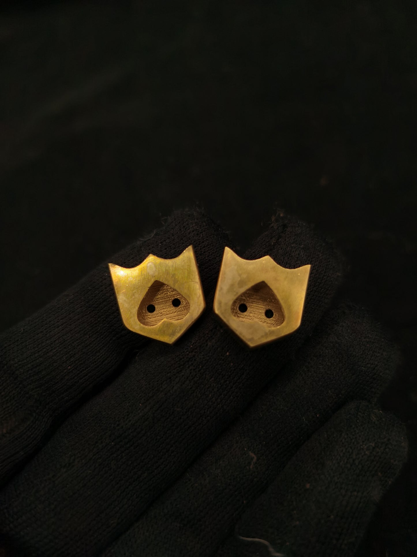 Japanese Type Tokugawa Family Crest Taikogane set for Tachi Handtachi Y013