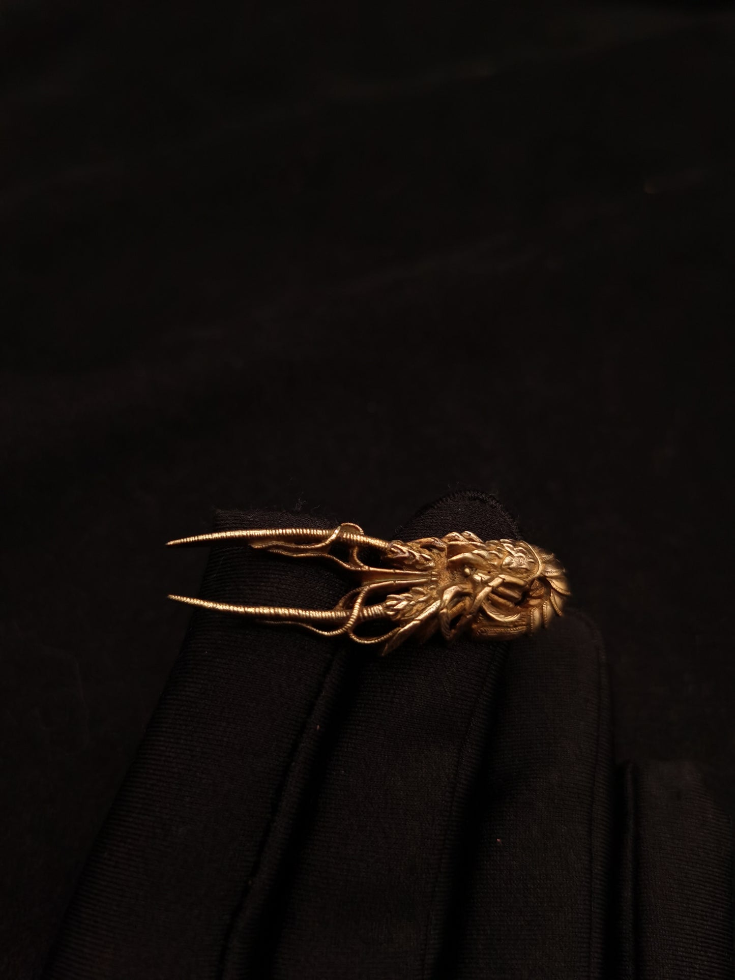 Japanese Type Golden Lobster Pattern Menuki for Katana and Wakziashi Y061
