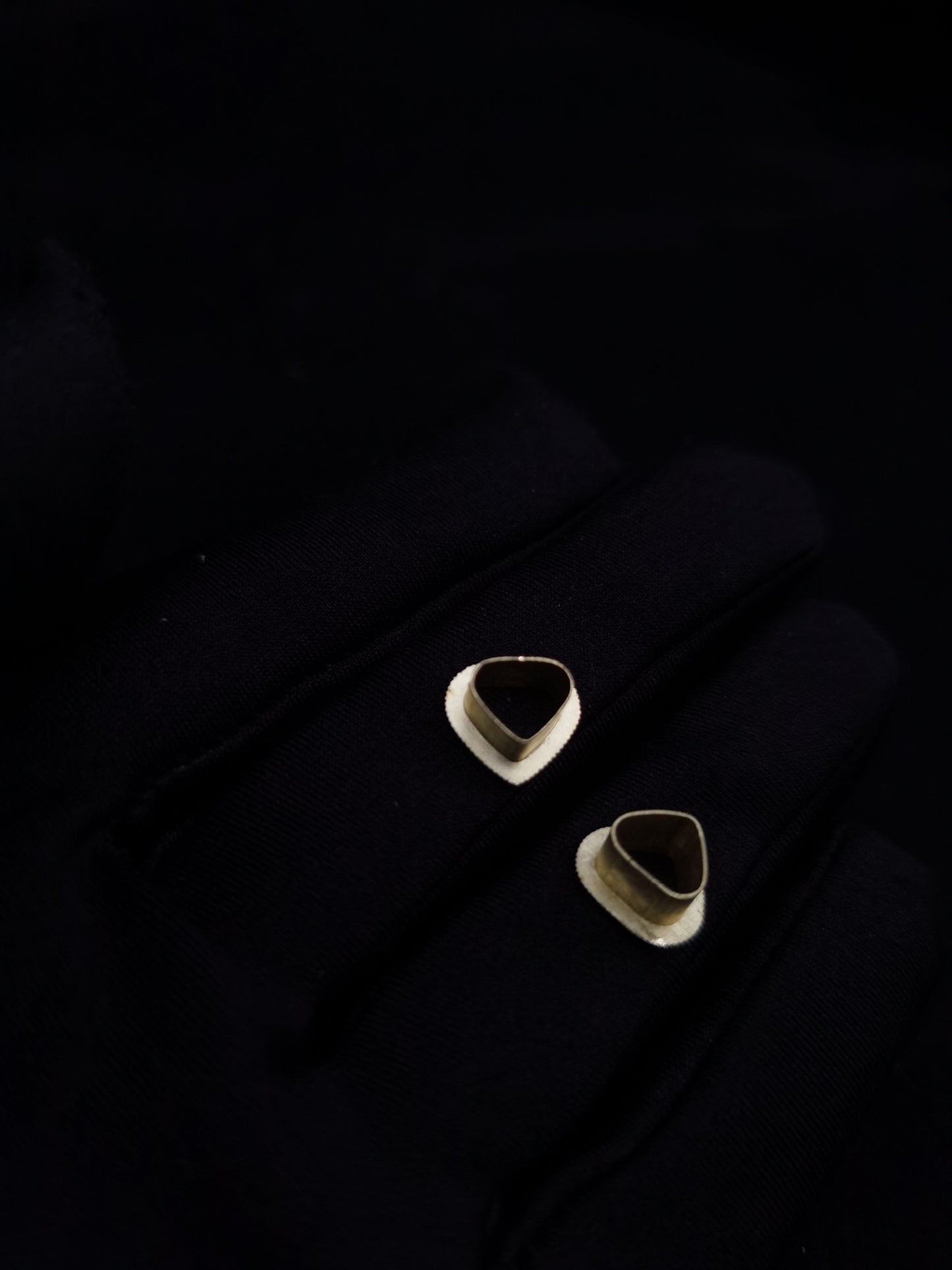 Japanese Type heart-shaped Shitodome for Kabuto-gane of Tachi Handtachi, Y071