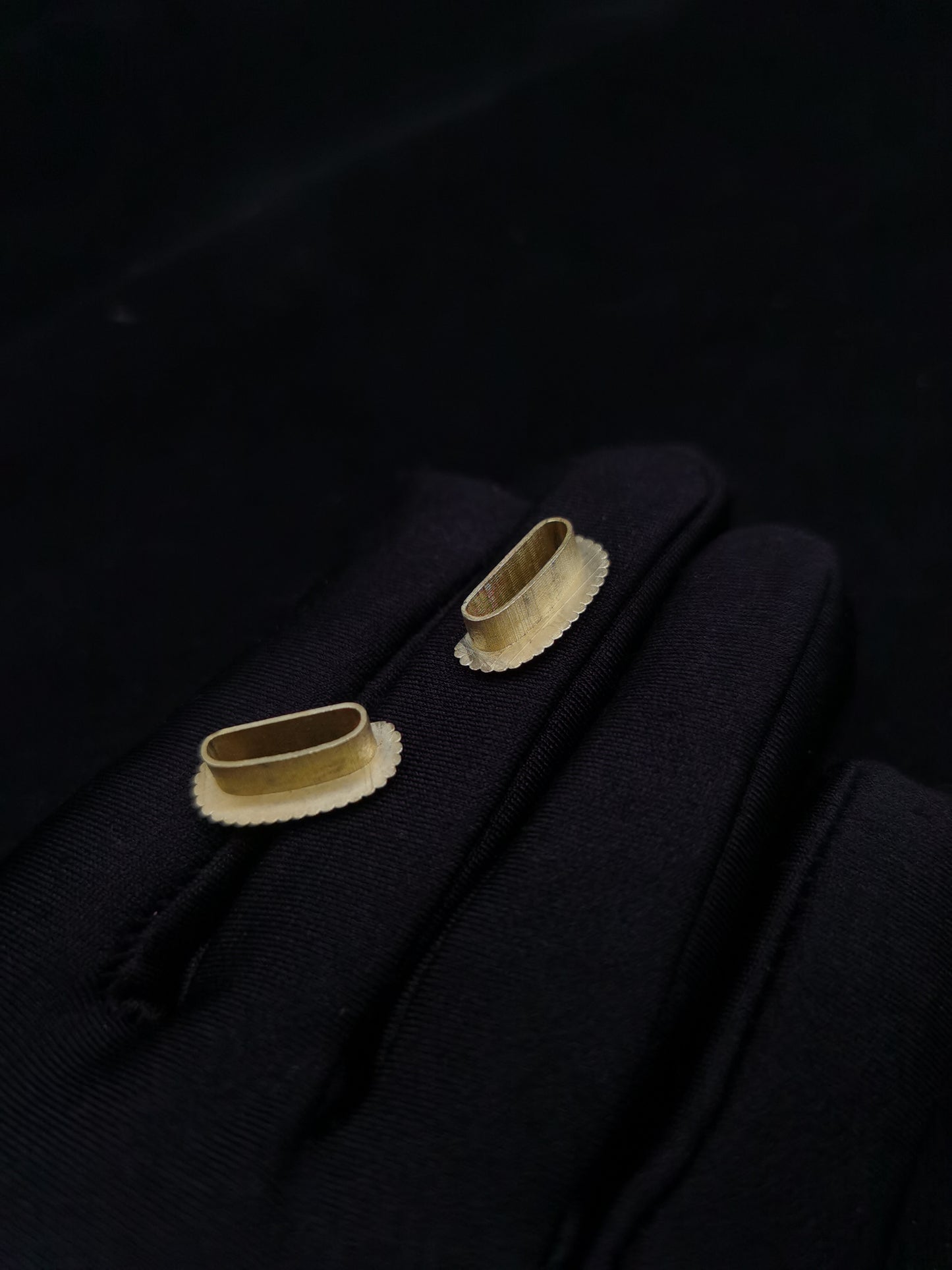 Japanese Type ellipse type Shitodome for Kurikata of Katana and Wakziashi, Y068