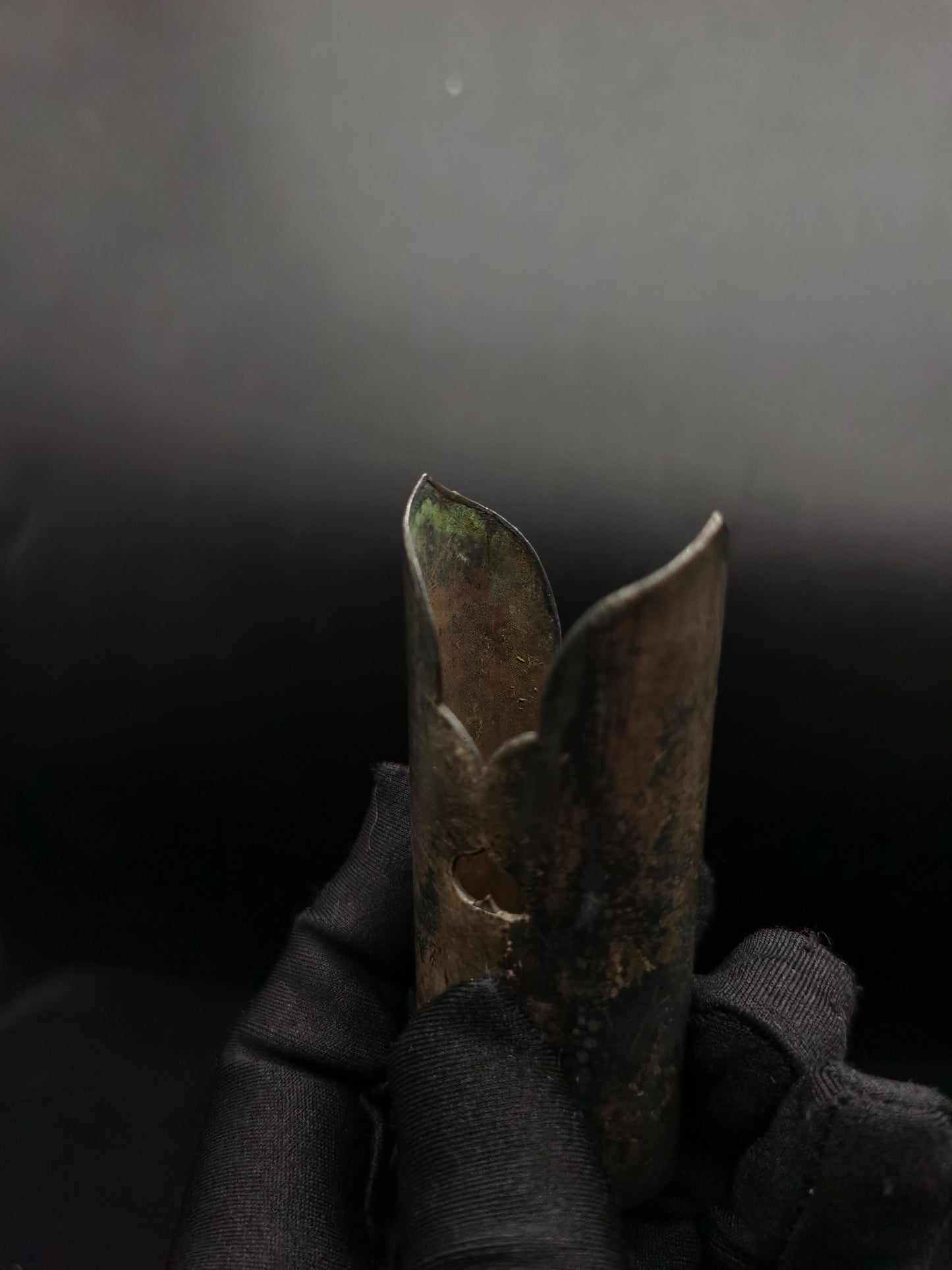 Japanese Silver-Clad Naginata Tsuikin Edo Period Antique J004