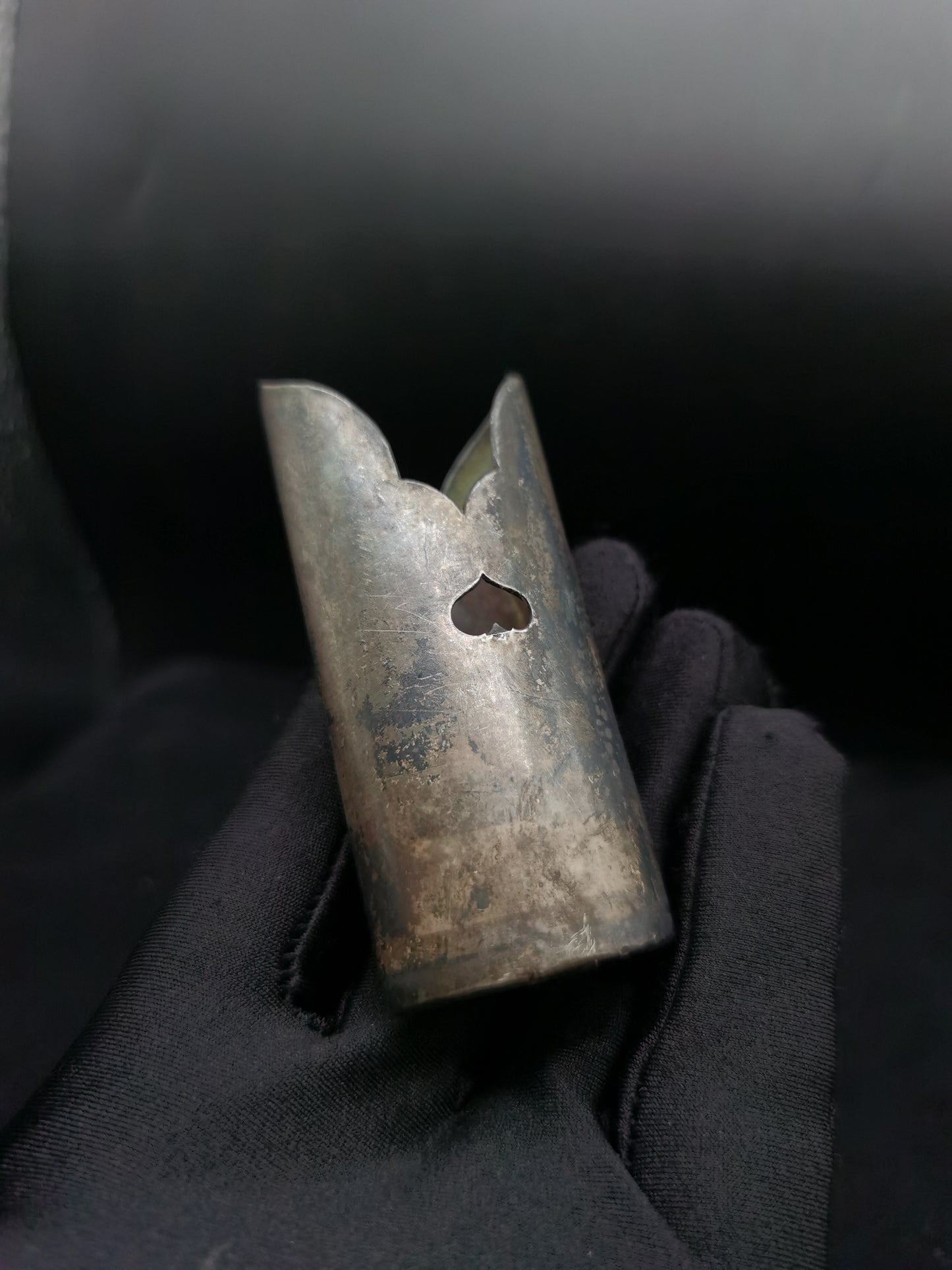 Japanese Silver-Clad Naginata Tsuikin Edo Period Antique J004