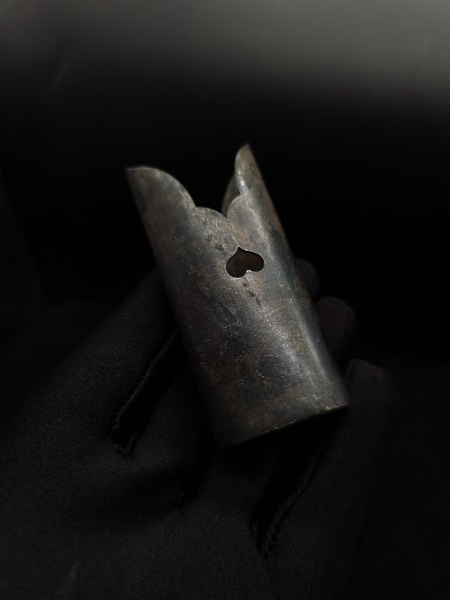 Japanese Silver-Clad Naginata Tsuikin Edo Period Antique J004