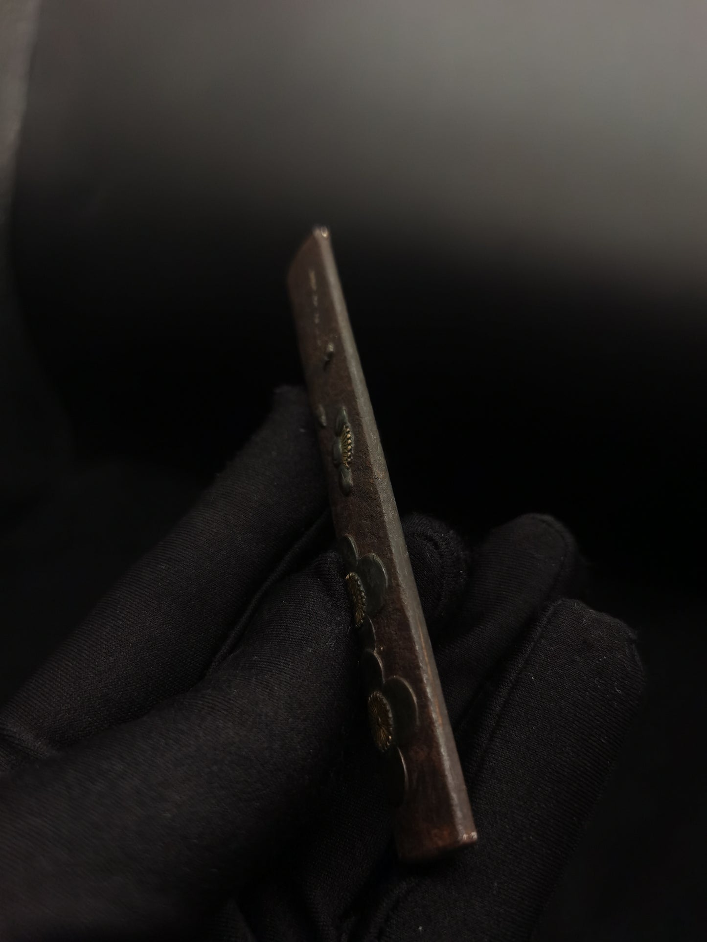 Japanese Plum blossom Kogia and Kozuka for wakziashi and tanto Edo period antique D021