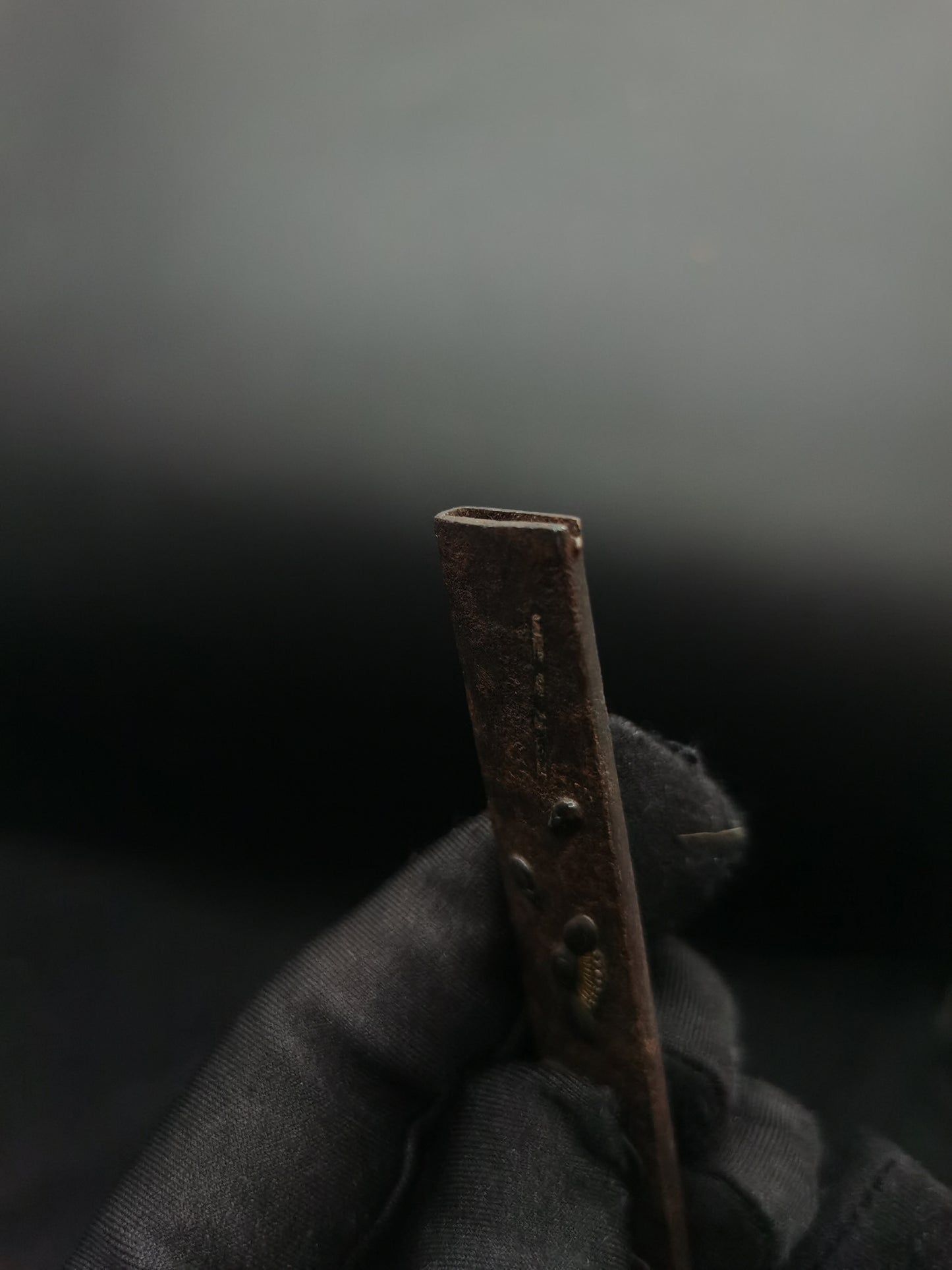 Japanese Plum blossom Kogia and Kozuka for wakziashi and tanto Edo period antique D021
