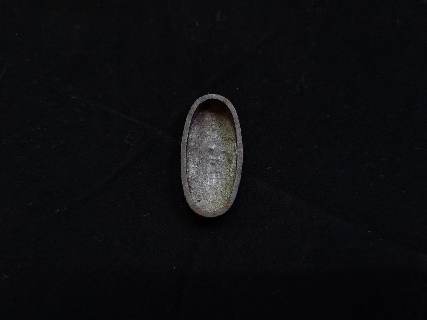 Japanese Hotei with Children Single Kashira for Katana Wakziashi Edo Period Antique G007