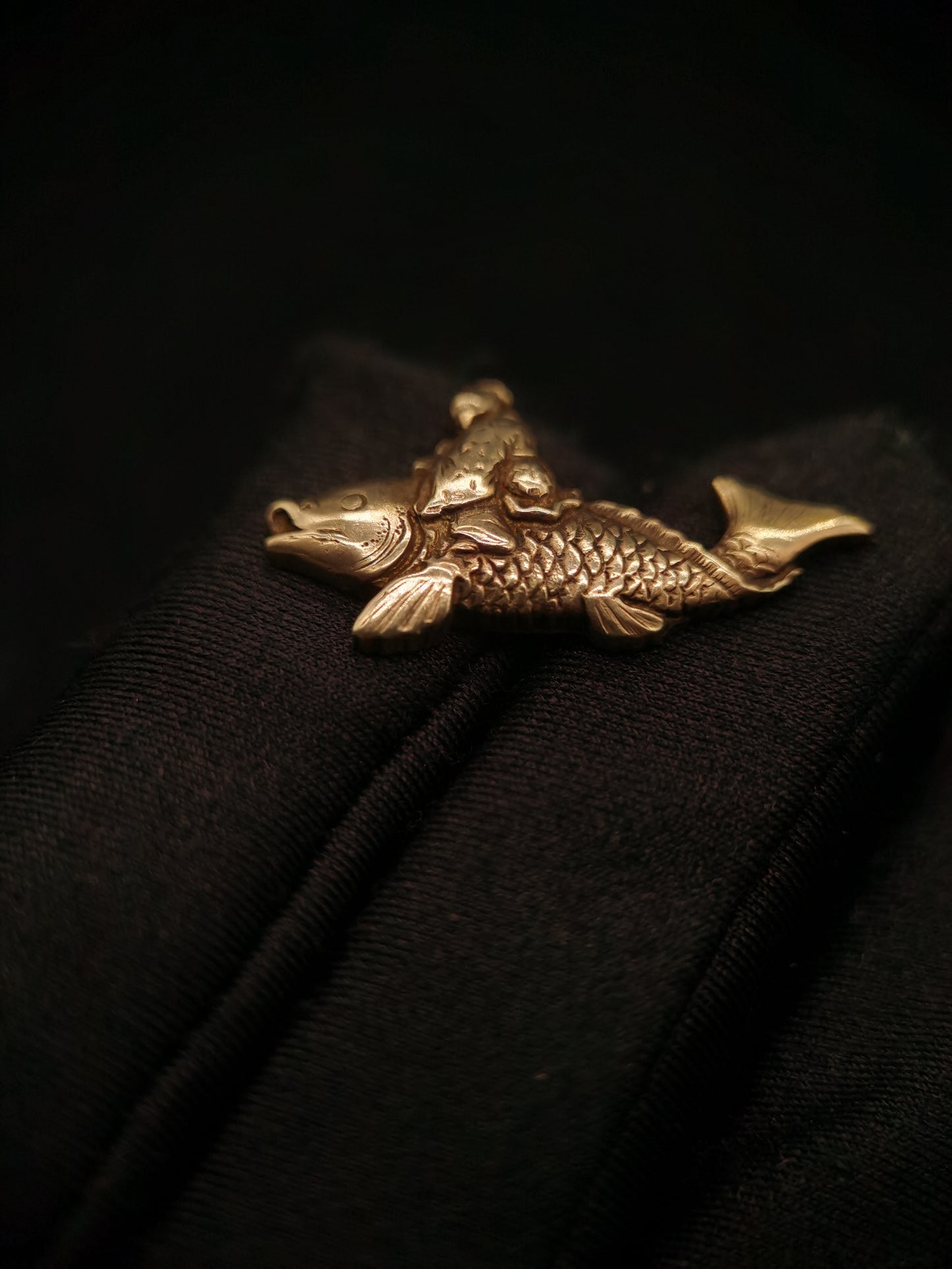 Japanese Type Crane fairy and Fish fairy Menuki for Wakziashi and Tanto Y100