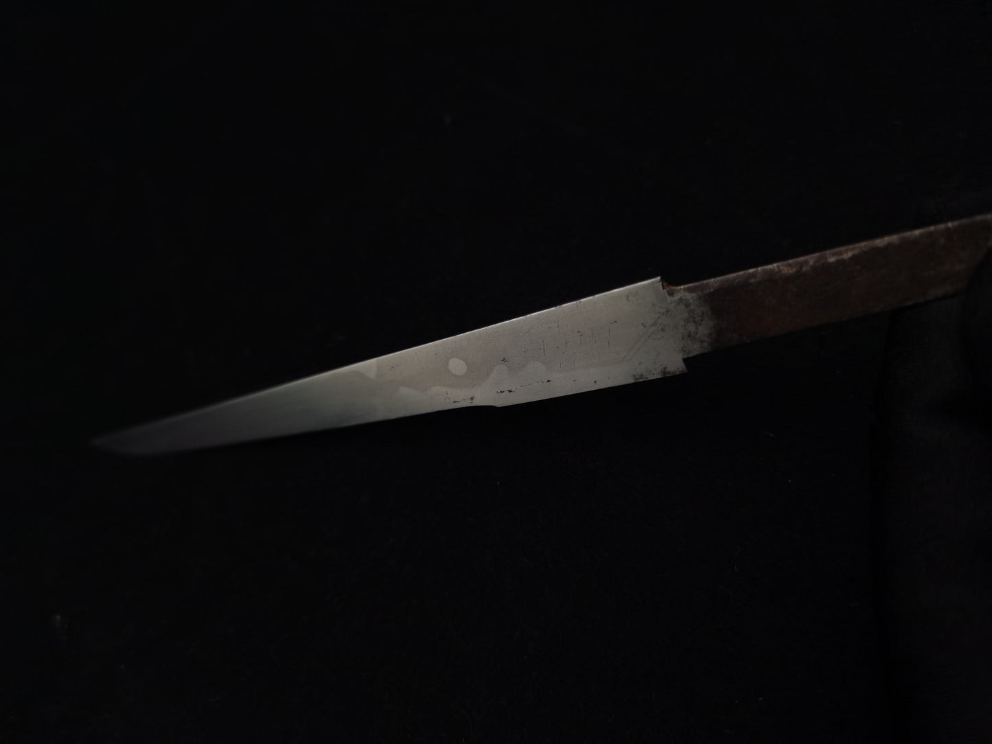 Japanese Kenmaki Ryū Carving Kagatana for Wakziashi Edo Period Antique K016