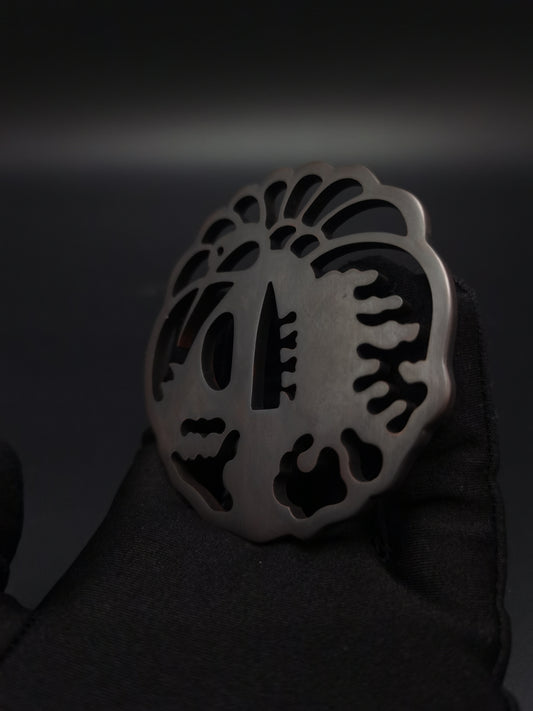 Japanese Type Crane Pattern Tsuba for Katana and Wakziashi, X002