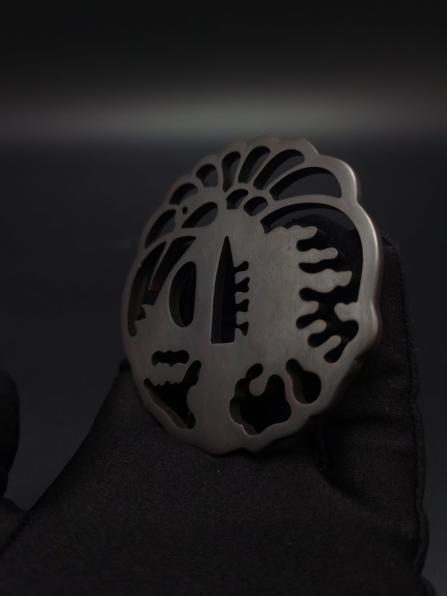 Japanese Type Crane Pattern Tsuba for Katana and Wakziashi, X002