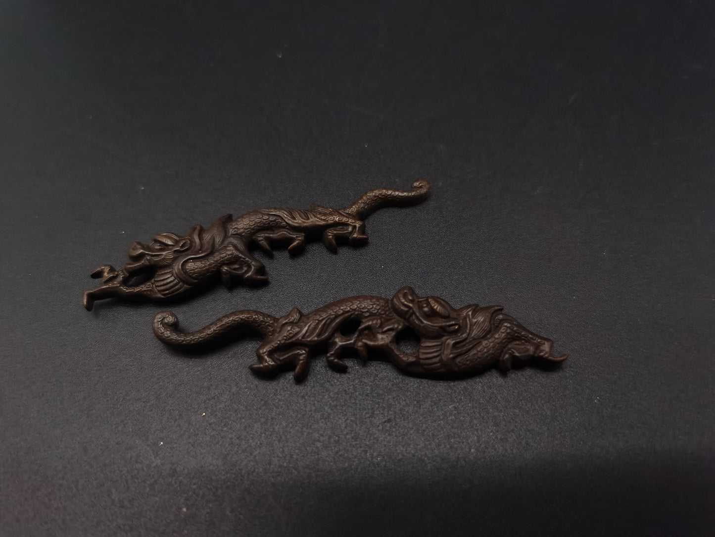 Japanese Type Ancient copper Big Rain Dragon Menuki for Katana and wakziashi, Y147