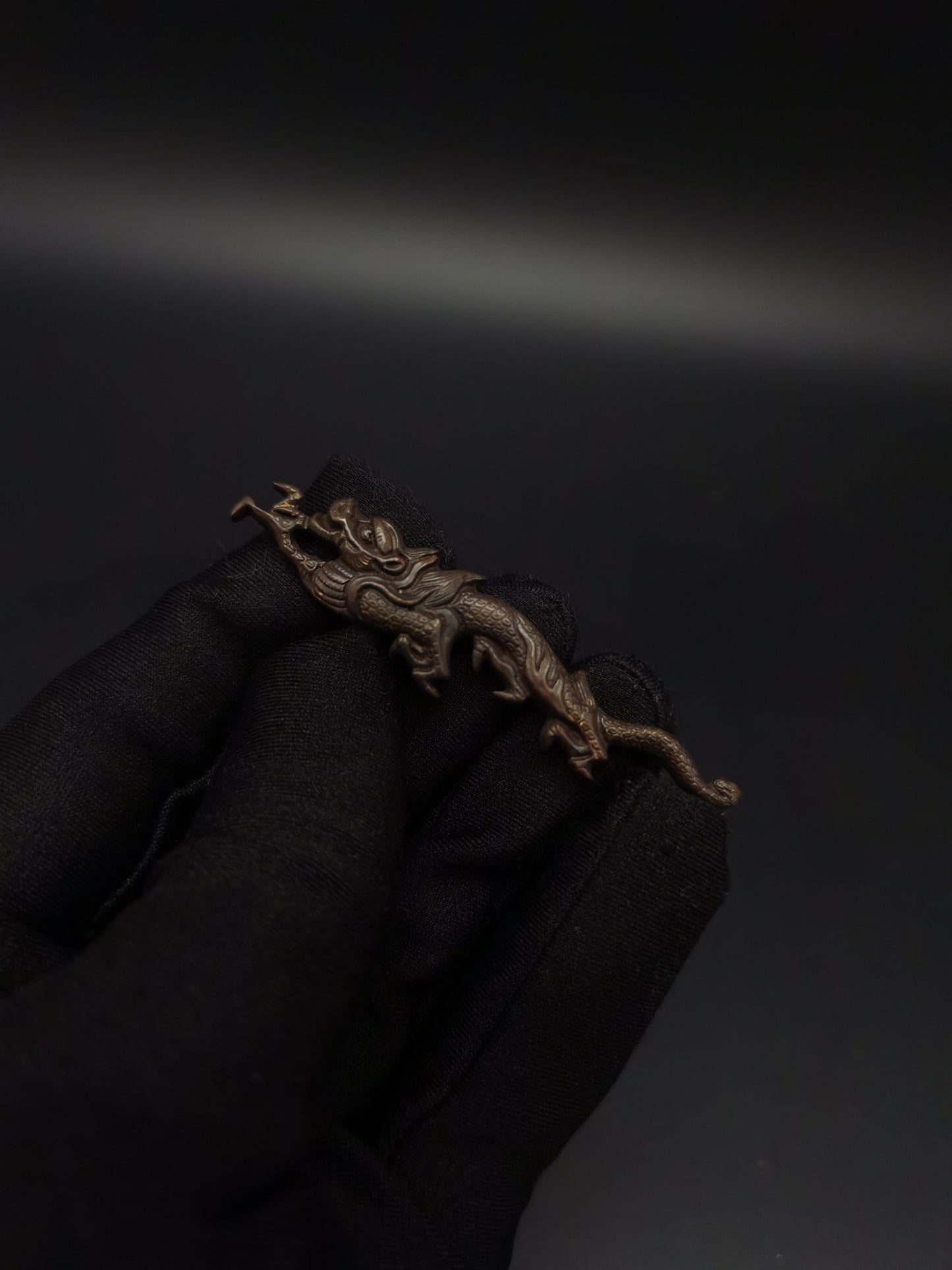 Japanese Type Ancient copper Big Rain Dragon Menuki for Katana and wakziashi, Y147