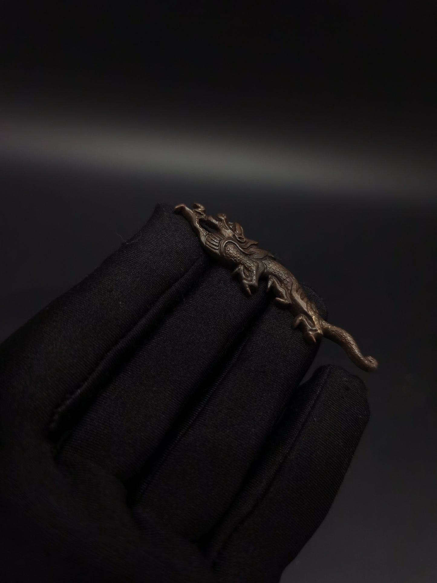 Japanese Type Ancient copper Big Rain Dragon Menuki for Katana and wakziashi, Y147