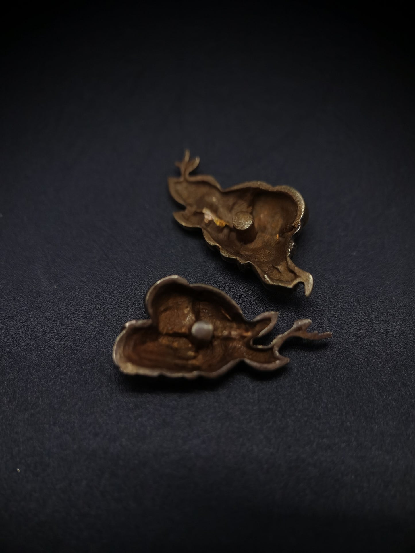 Japanese Type Parent child Golden Monkey Menuki for wakziashi and Tanto, Y149