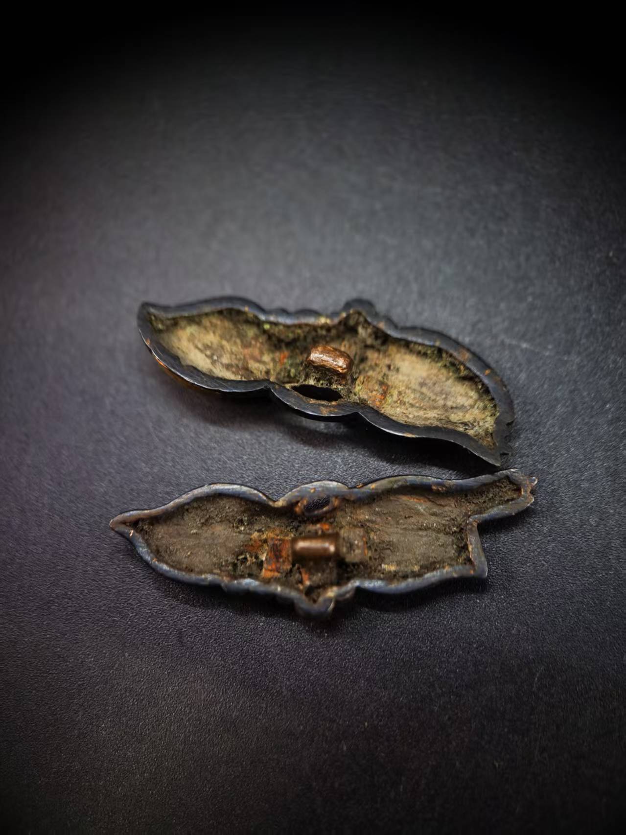 Japanese Flower Menuki for Katana and Wakziashi Tanto Edo Period Antique C060
