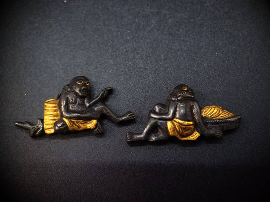 Japanese Southern Barbarians Menuki for Wakziashi and Tanto Edo Period C063