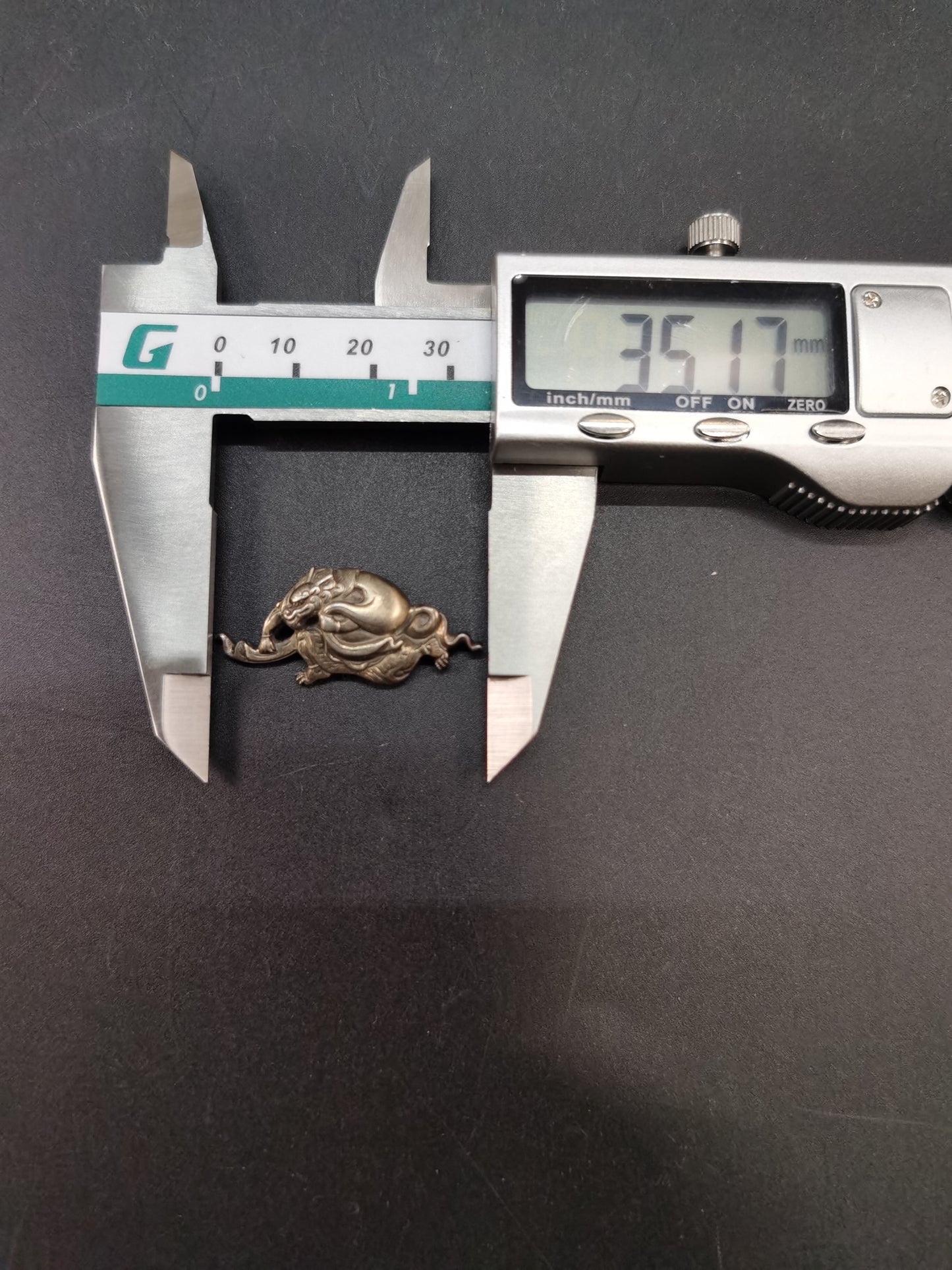 Japanese Type Pure Silver Wind Thunder God Menuki for Katana wakziashi, Y171