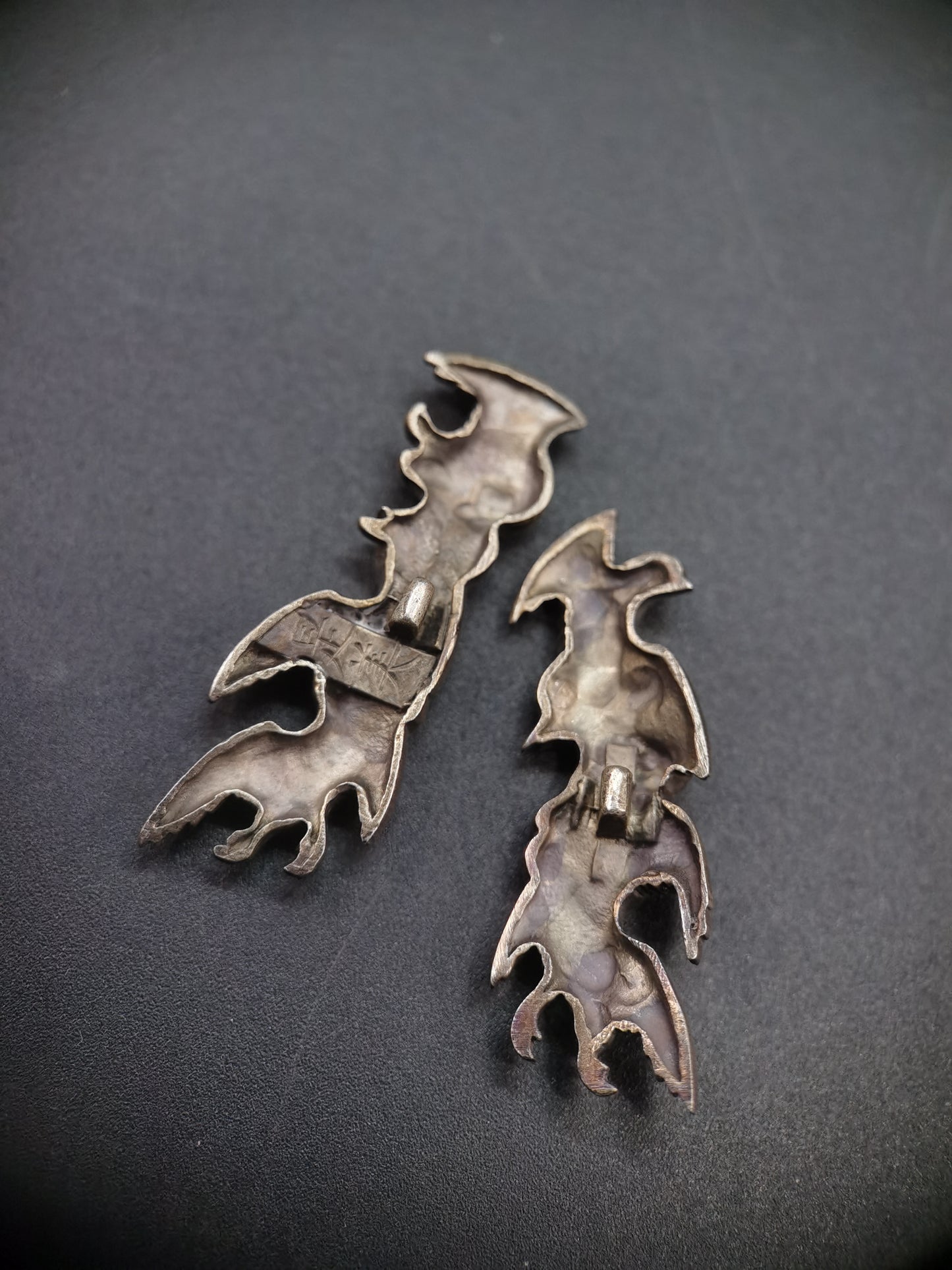 Japanese Type Pure Silver Three Little Birds Menuki for Katana and wakziashi, Y172