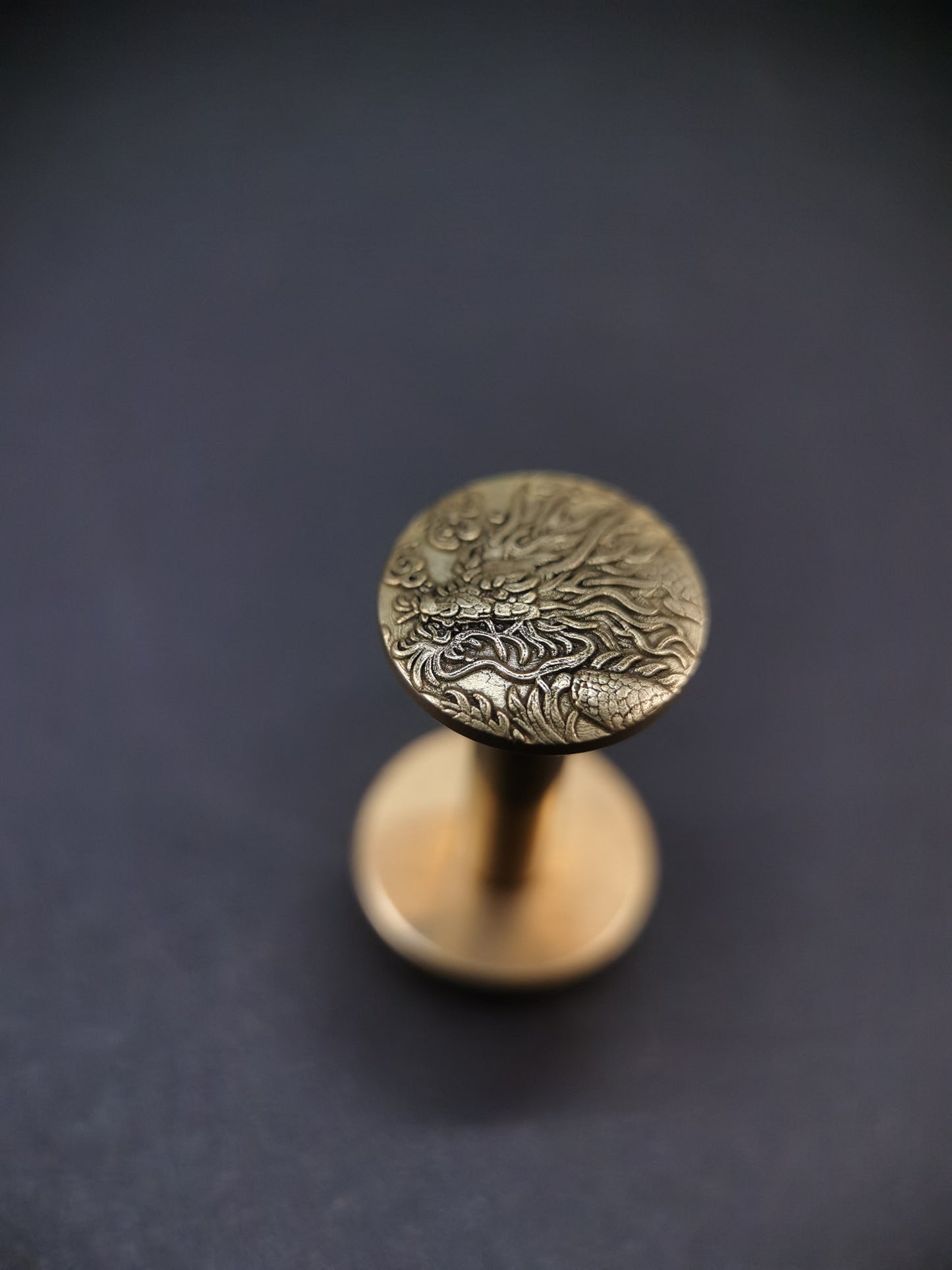Japanese Type Dragon Round Menuki for wakziashi and tanto Y173