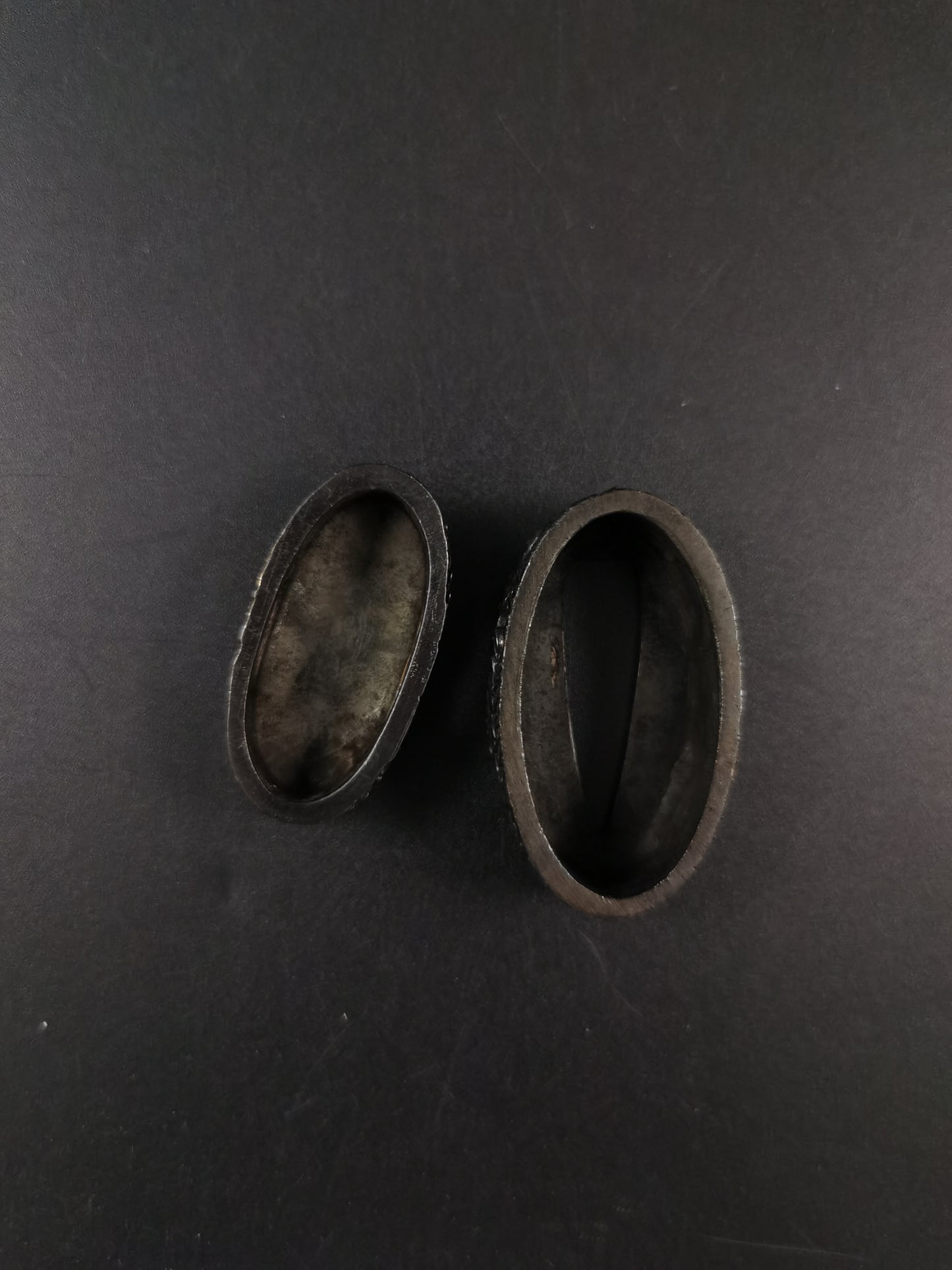 Japanese Type Waves Pattern Fuchi & Kashira for Katana and Wakziashi,Y167