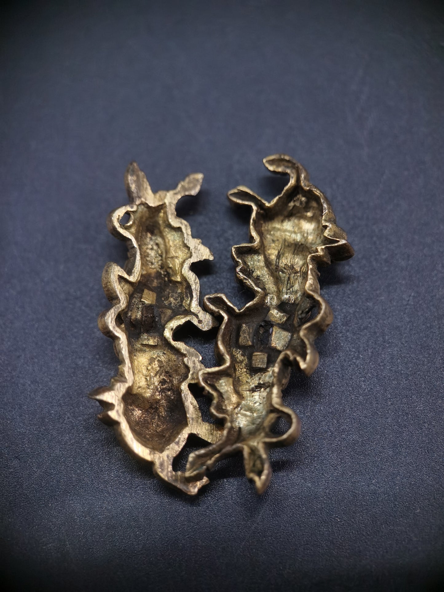 Japanese Type Double Qilin Menuki for Katana and Wakziashi Edo Period Antique C083