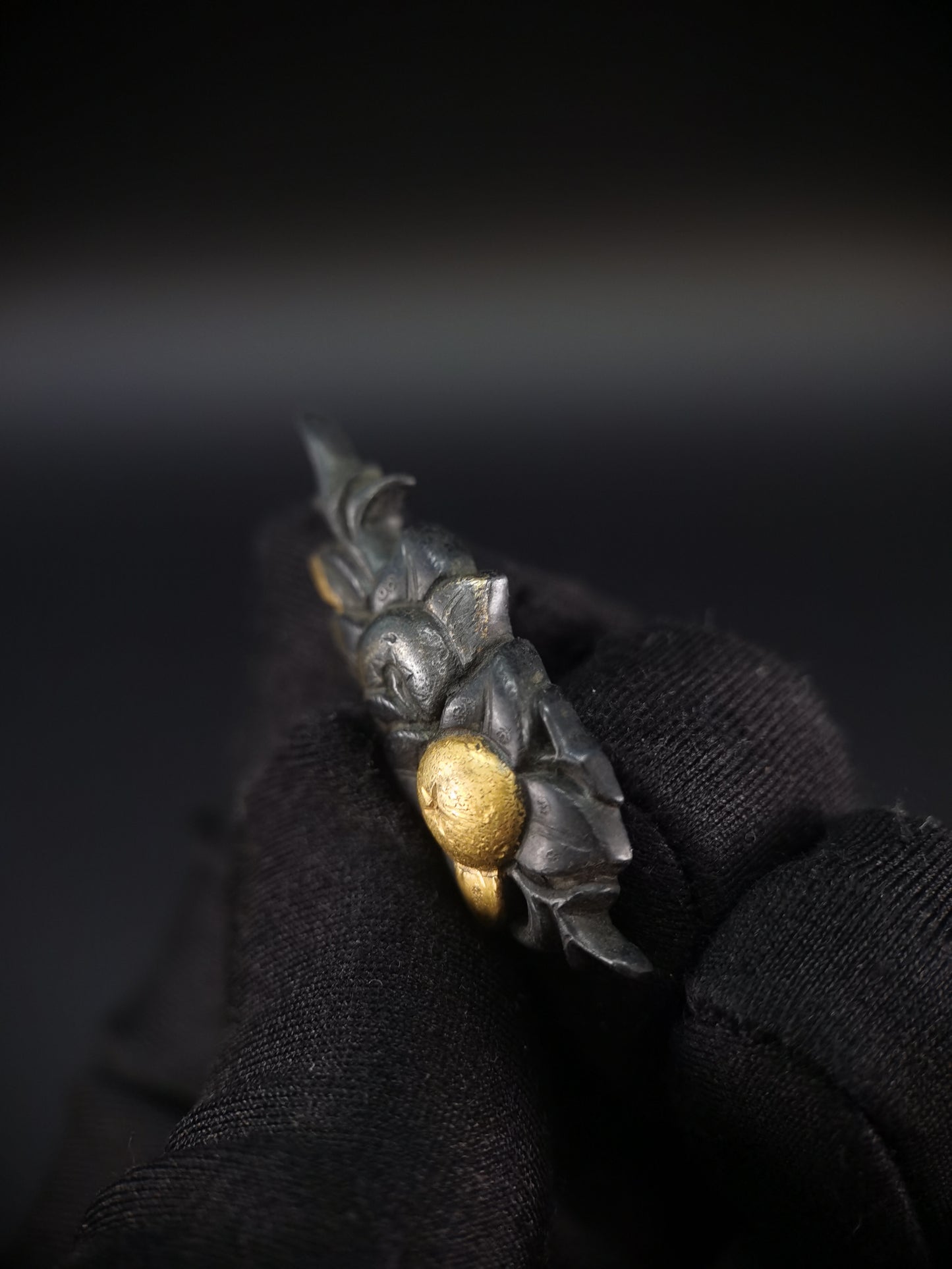 Japanese Type Tangerine Menuki for Katana and Wakziashi Edo Period Antique C093