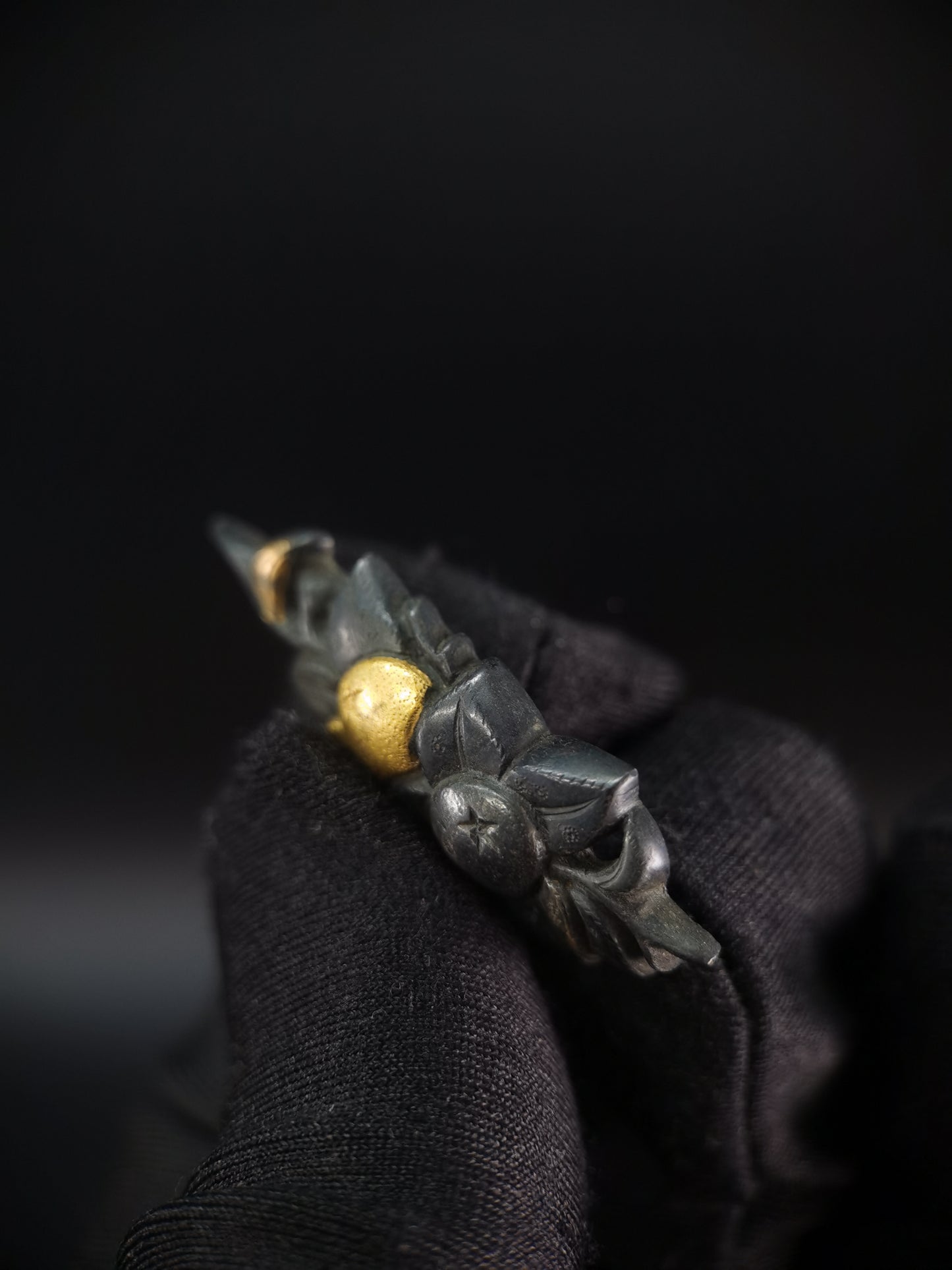 Japanese Type Tangerine Menuki for Katana and Wakziashi Edo Period Antique C093