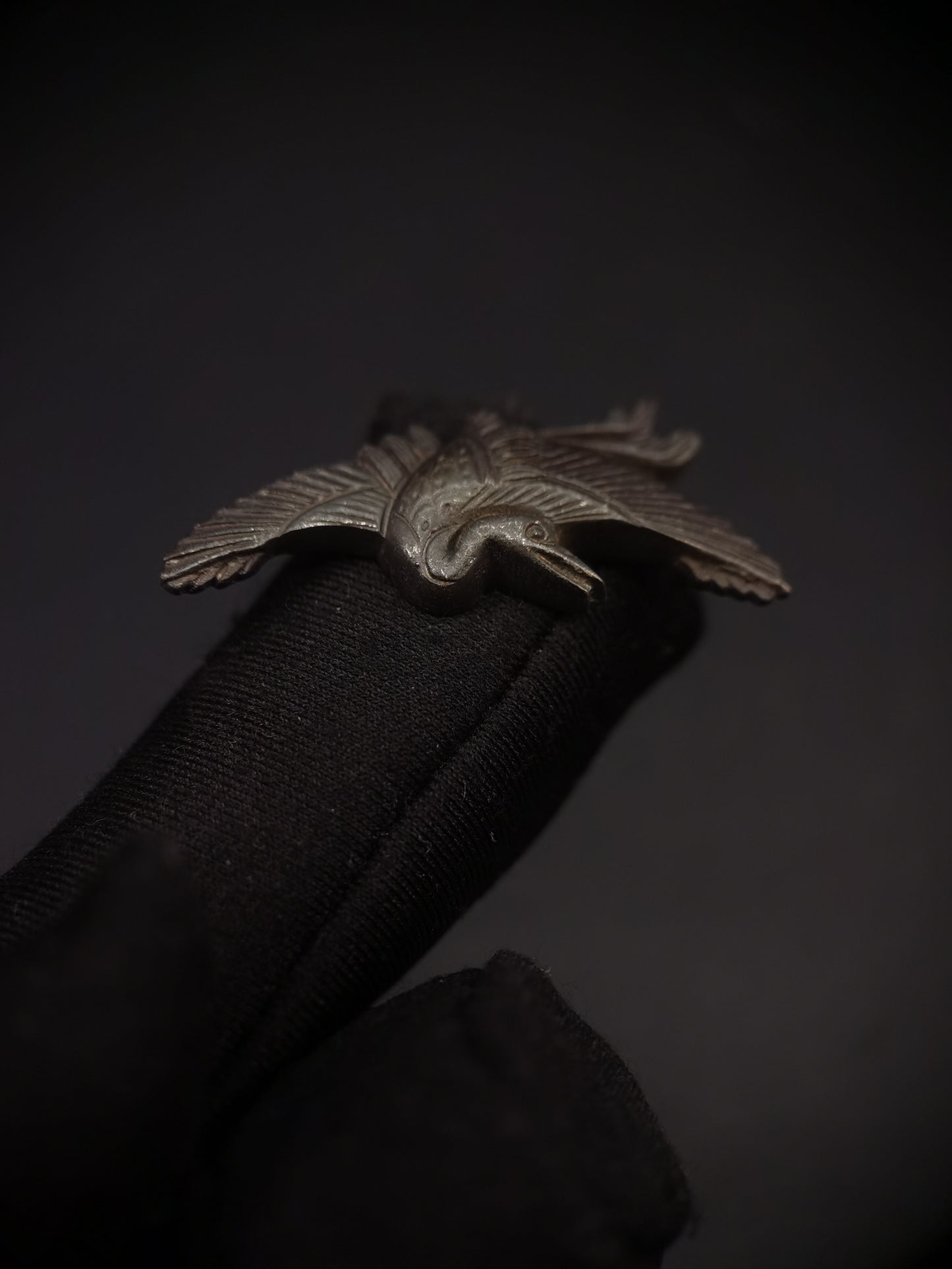 Japanese Type Crane pattern Menuki for wakziashi, Y158