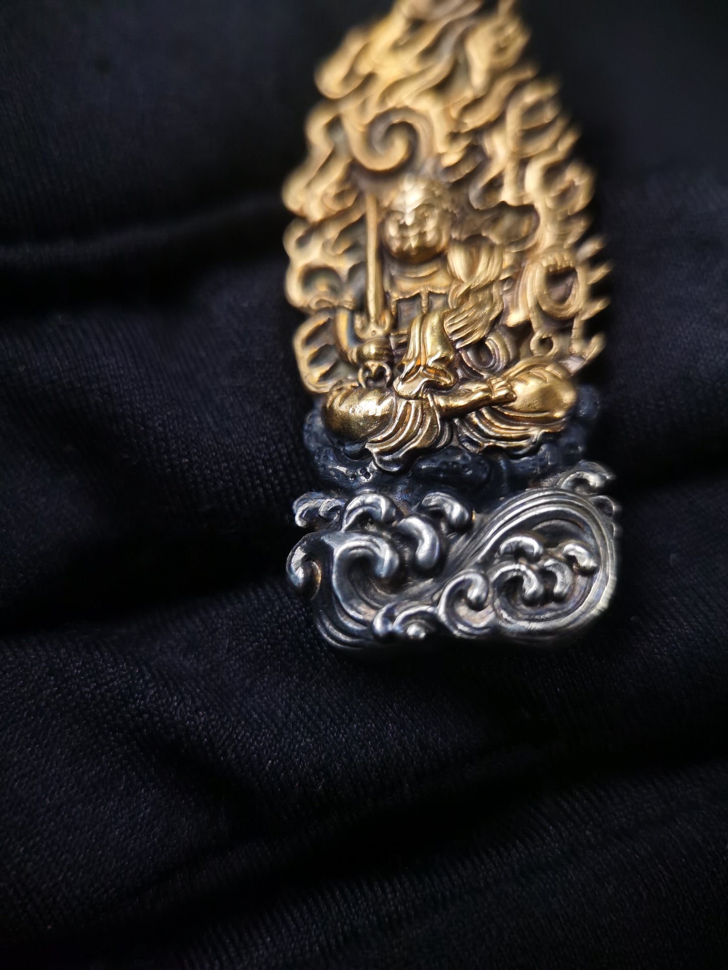 Japanese Acalanatha and Molichisian Menuki for Katana and wakziashi, Y175