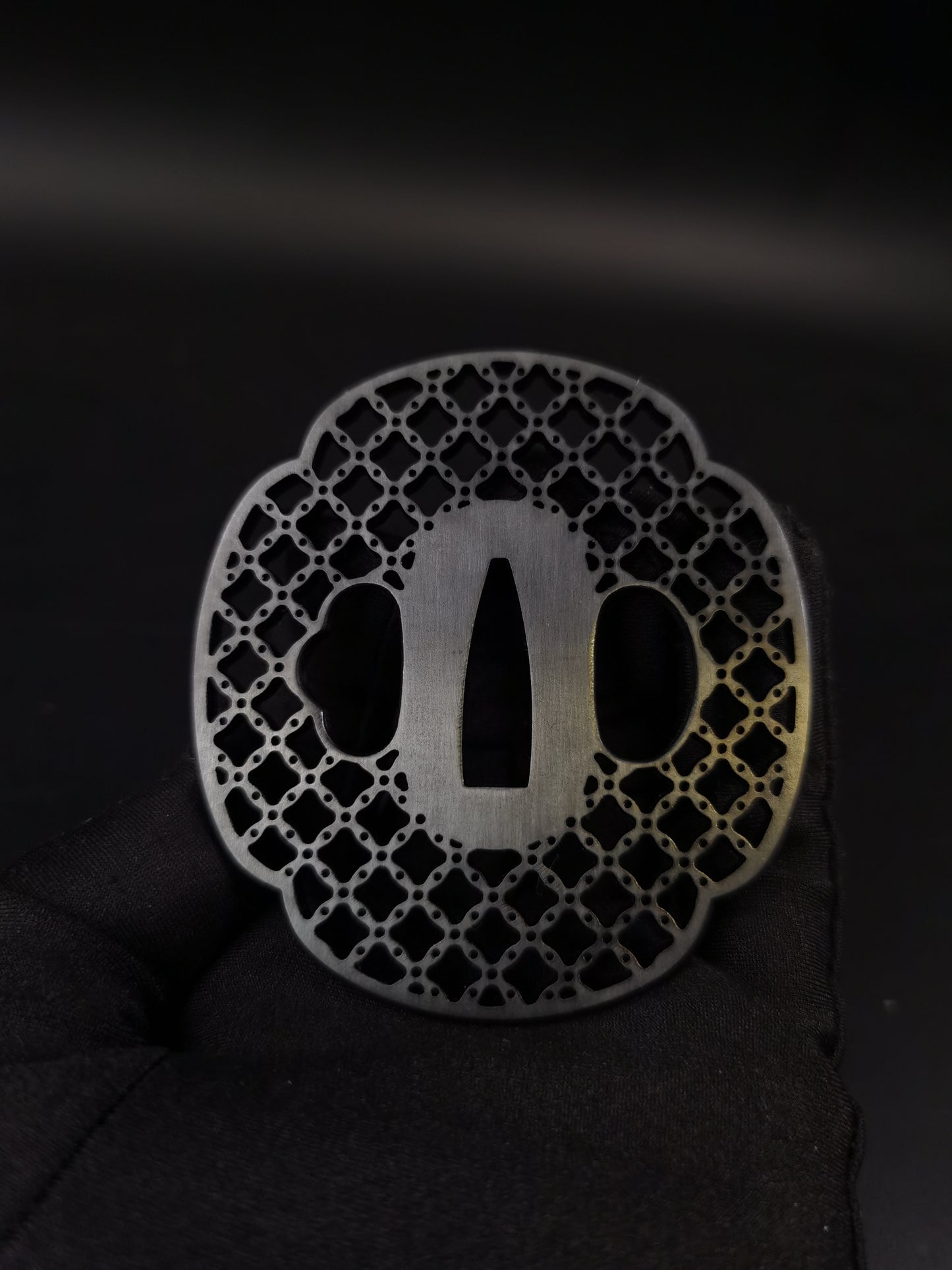 Japanese Type Shippo-mon Quince Tsuba for Katana and Wakziashi, X009