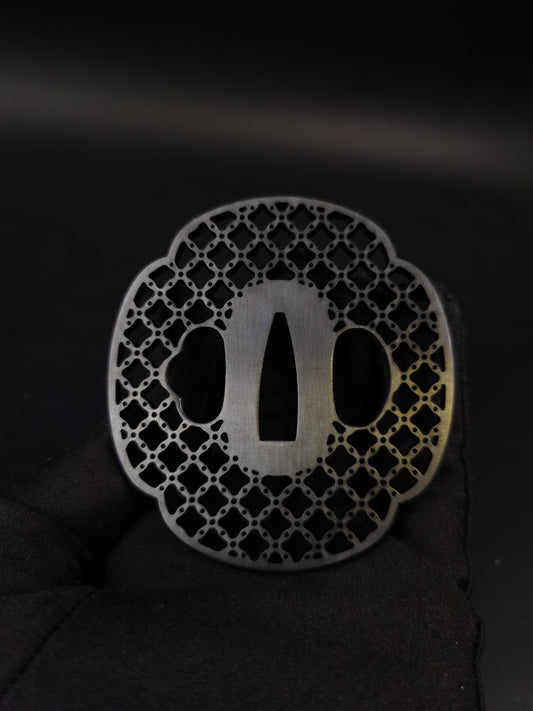 Japanese Type Shippo-mon Quince Tsuba for Katana and Wakziashi, X009