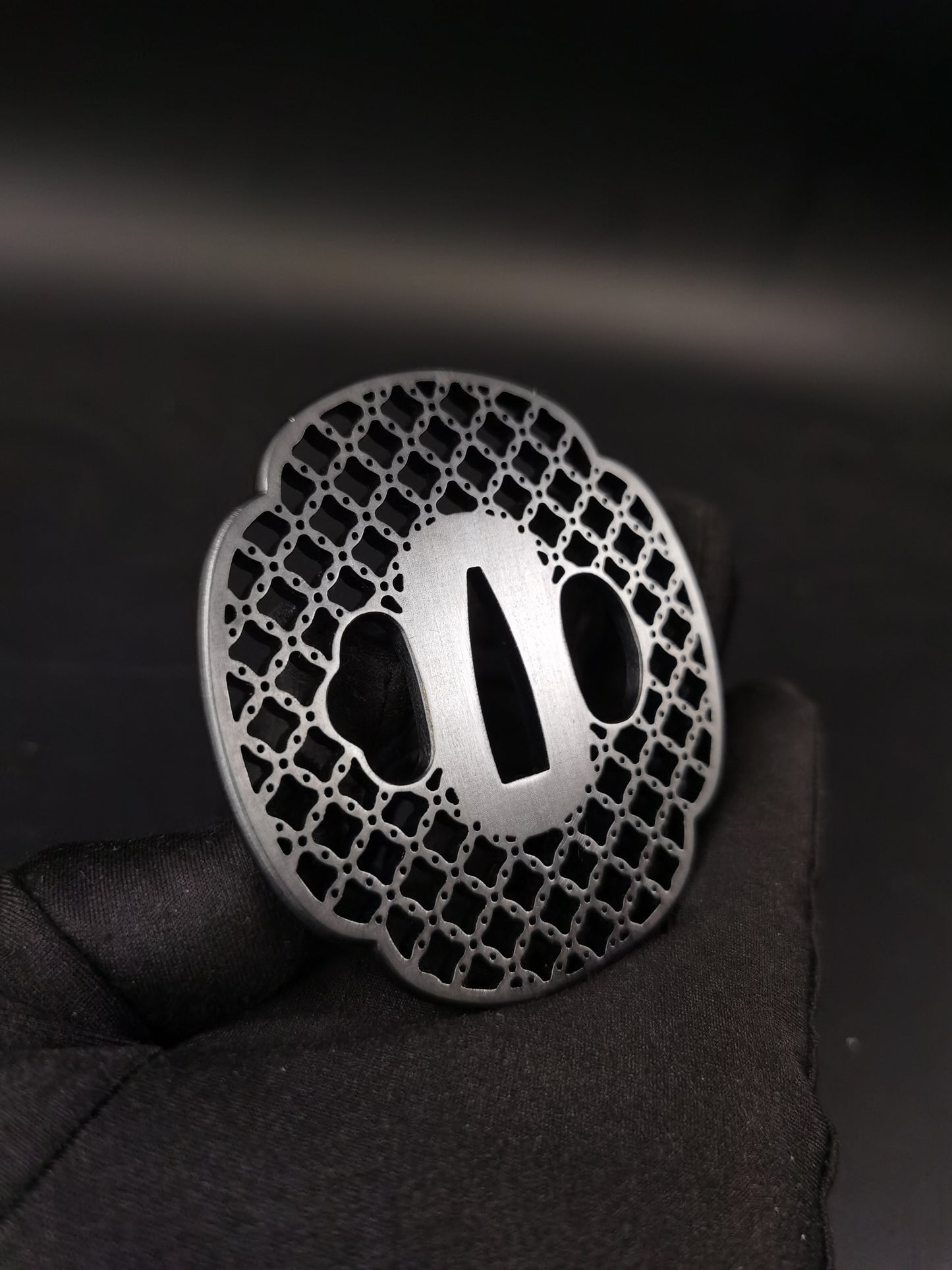 Japanese Type Shippo-mon Quince Tsuba for Katana and Wakziashi, X009