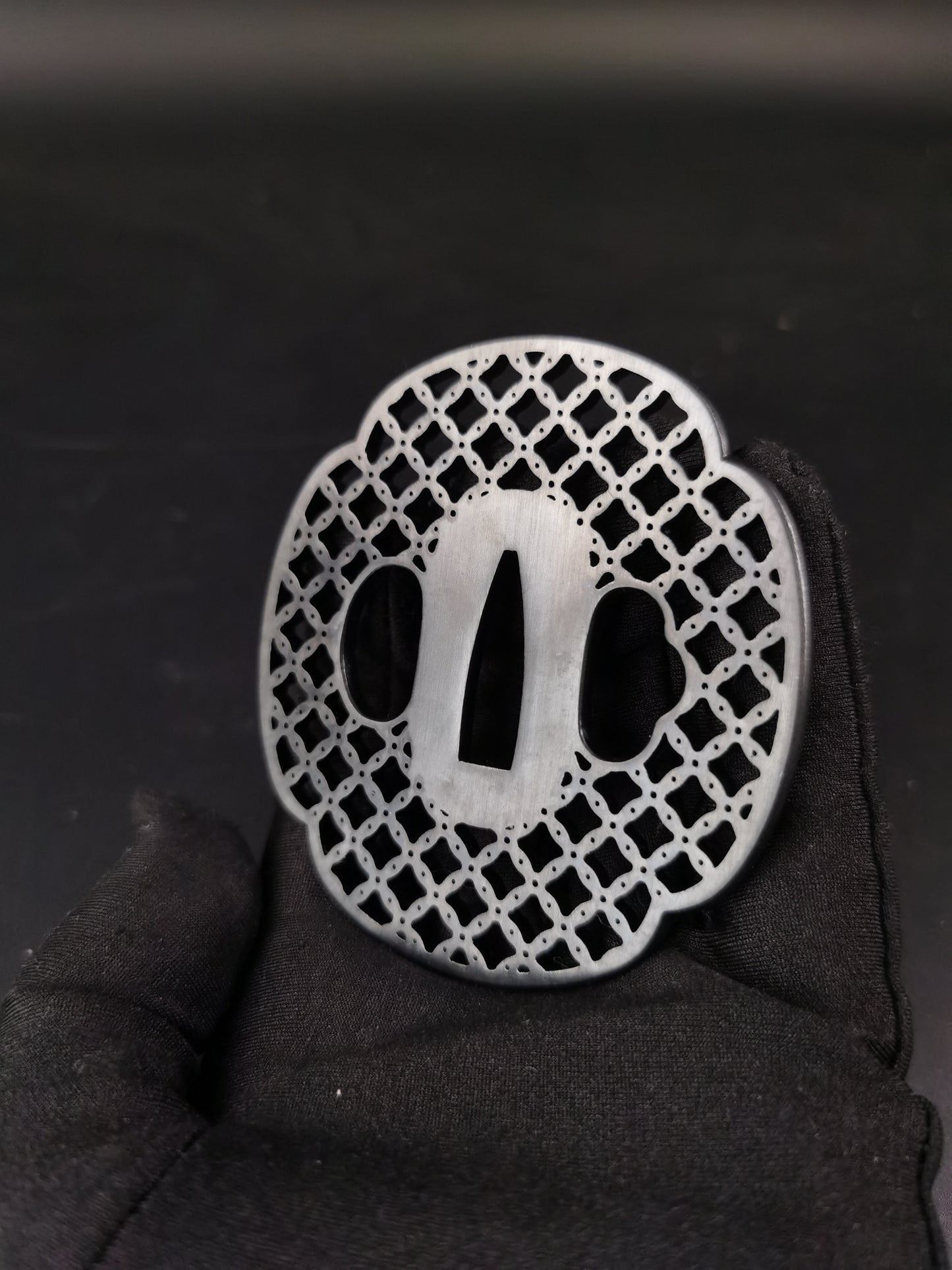 Japanese Type Shippo-mon Quince Tsuba for Katana and Wakziashi, X009