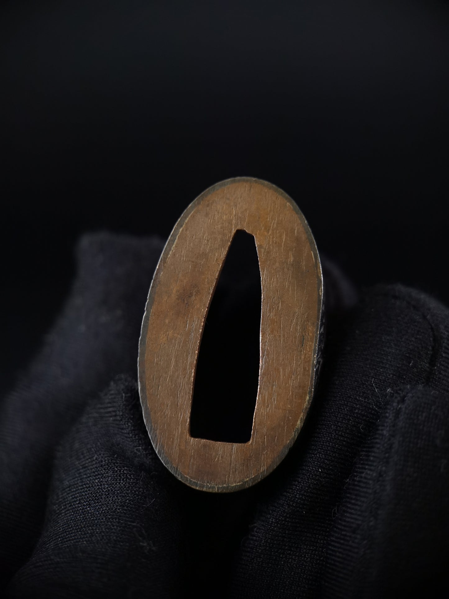 Japanese Peony Fuchi & Kashira for Katana and Wakziashi Edo Period Antique B108