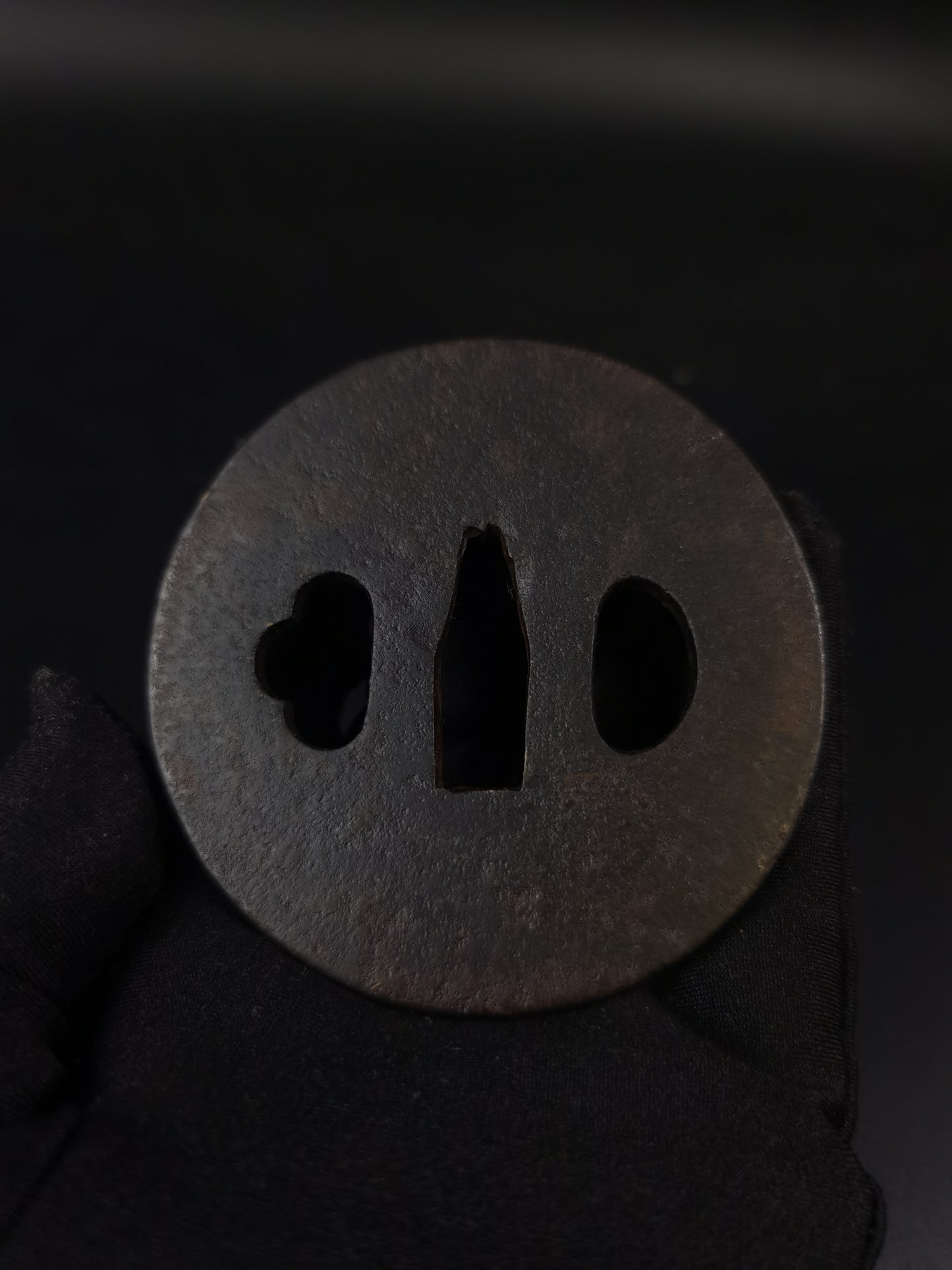 Japanese Plain Tsuba for Katana and Wakziashi Edo Period Antique A258