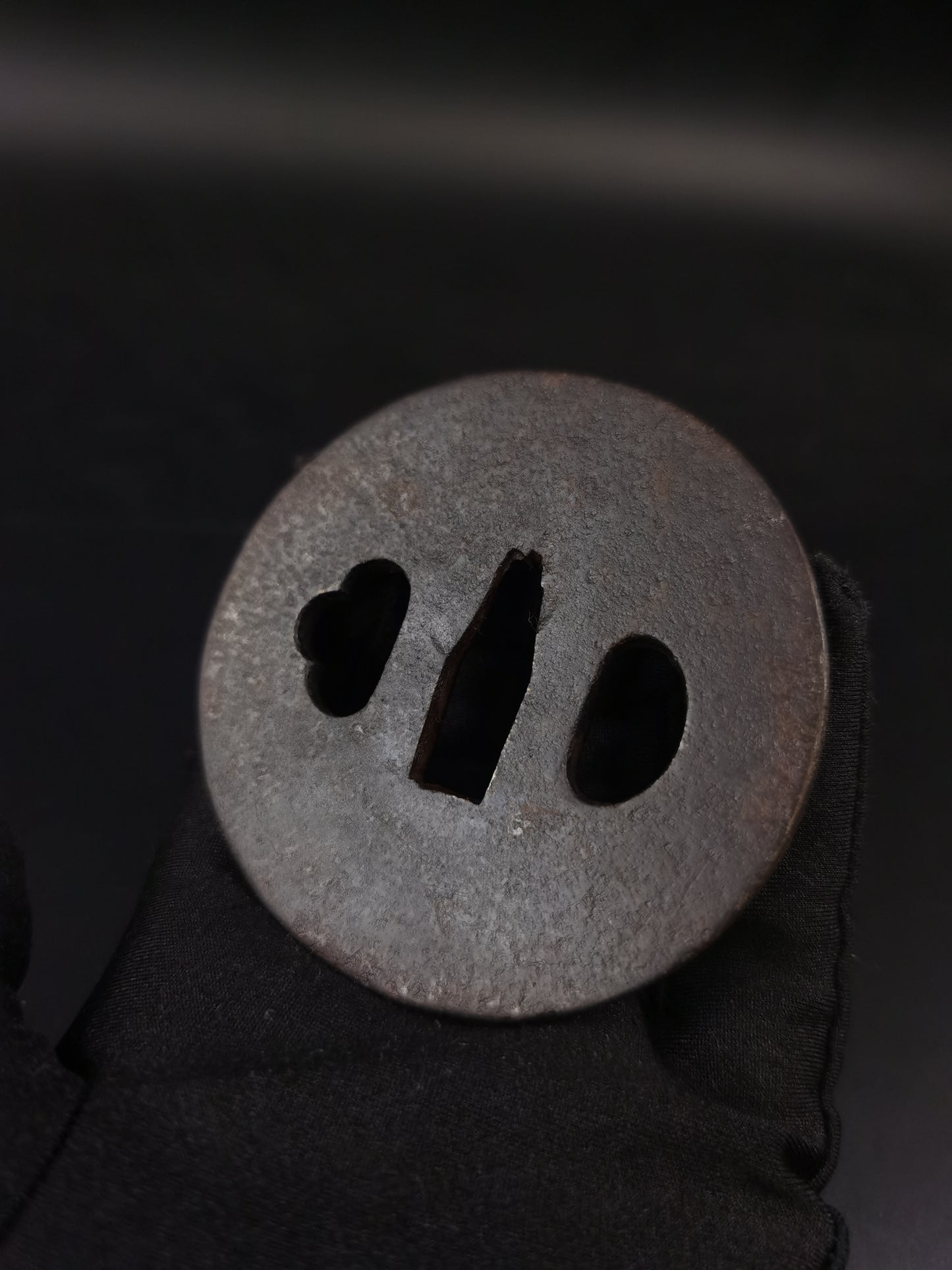 Japanese Plain Tsuba for Katana and Wakziashi Edo Period Antique A258