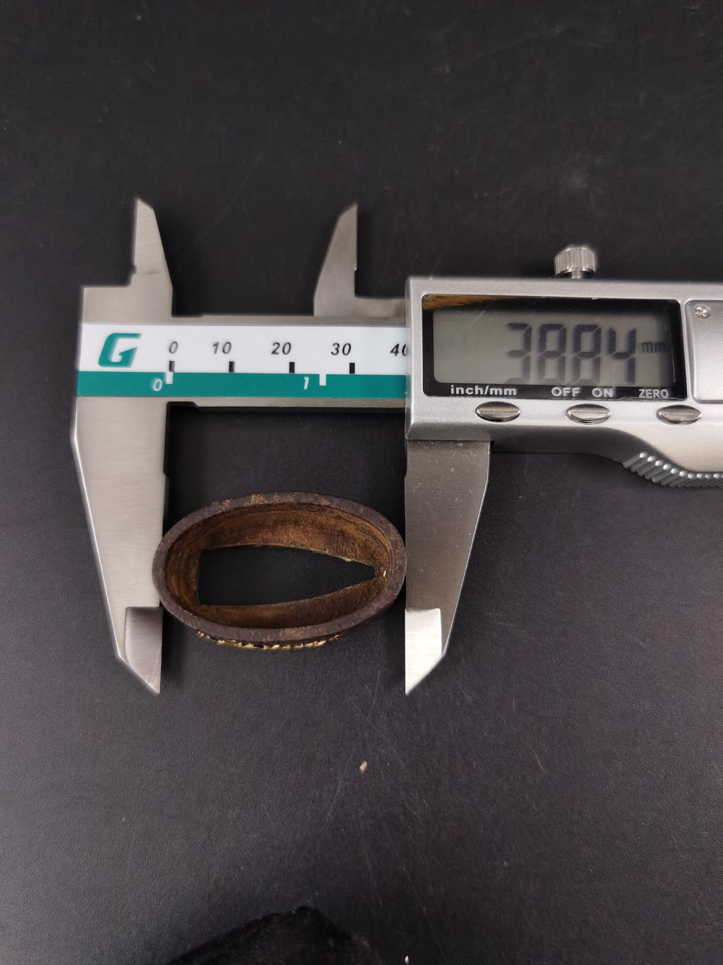 Japanese Bishamonten Pattern Fuchi Kashira for Katana and Wakziashi Edo Period Antique B121