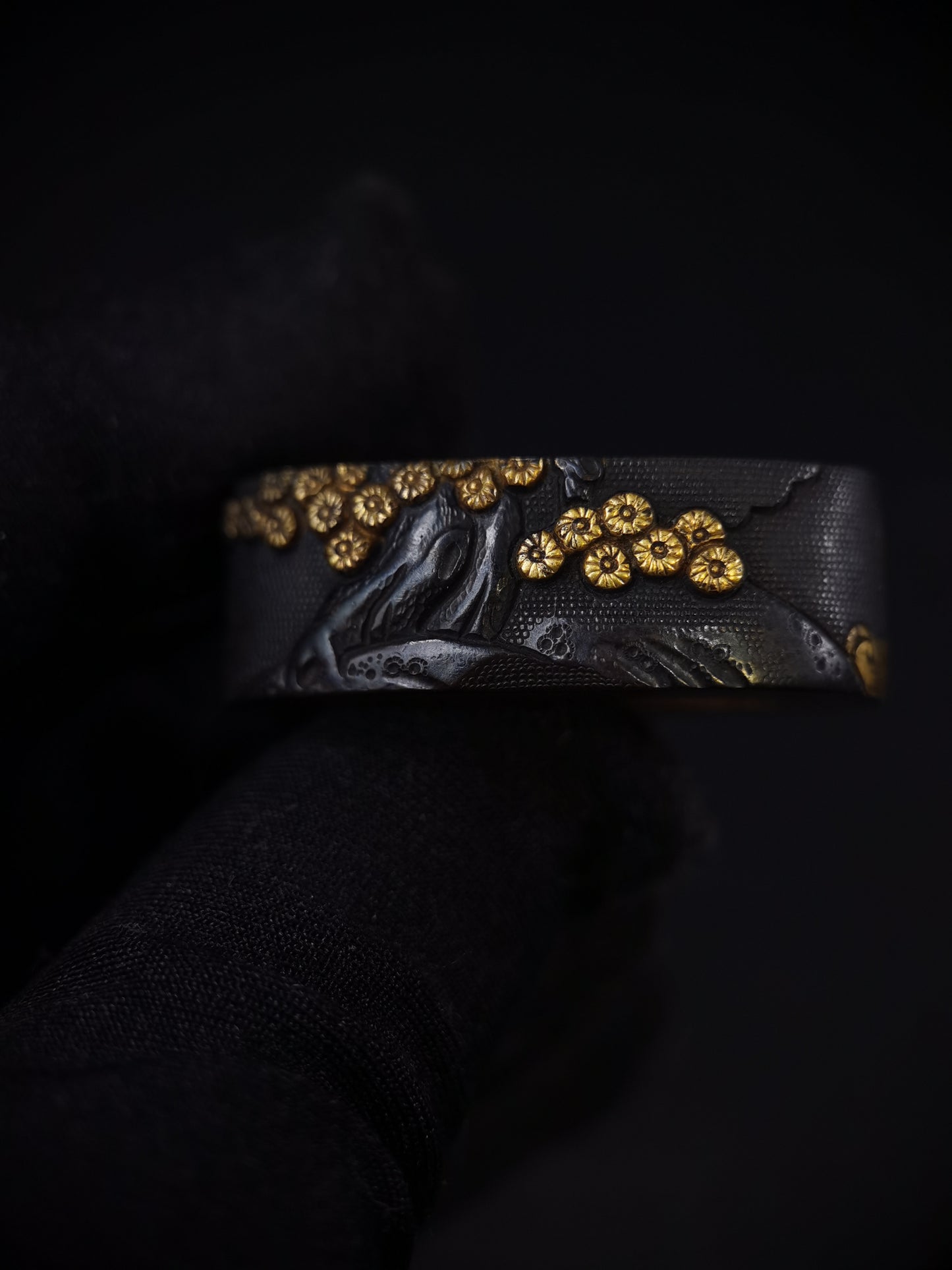 Japanese The Battle of Red Cliffs Fuchi & Kashira for Katana and Wakziashi Edo Period B125