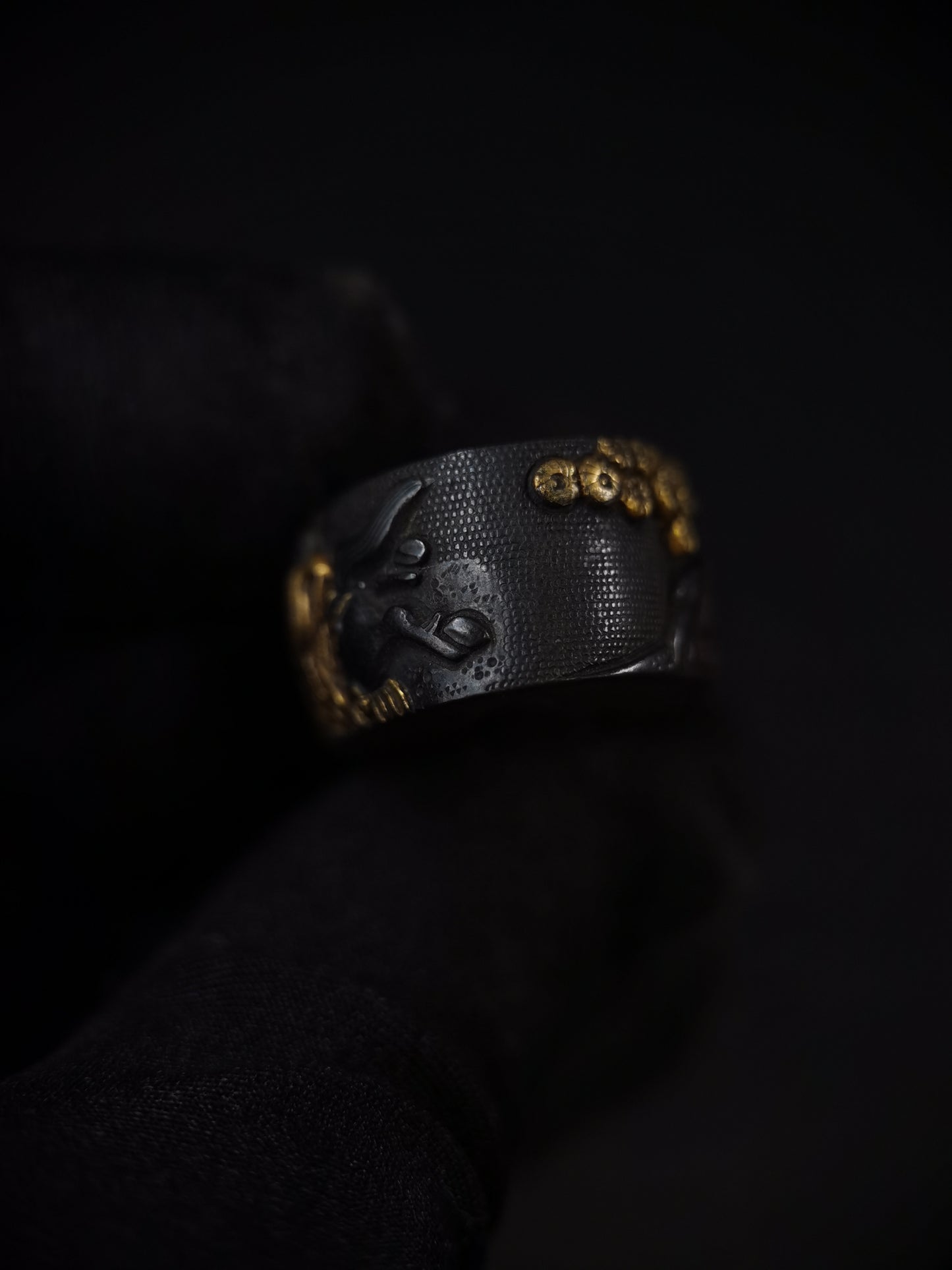 Japanese The Battle of Red Cliffs Fuchi & Kashira for Katana and Wakziashi Edo Period B125