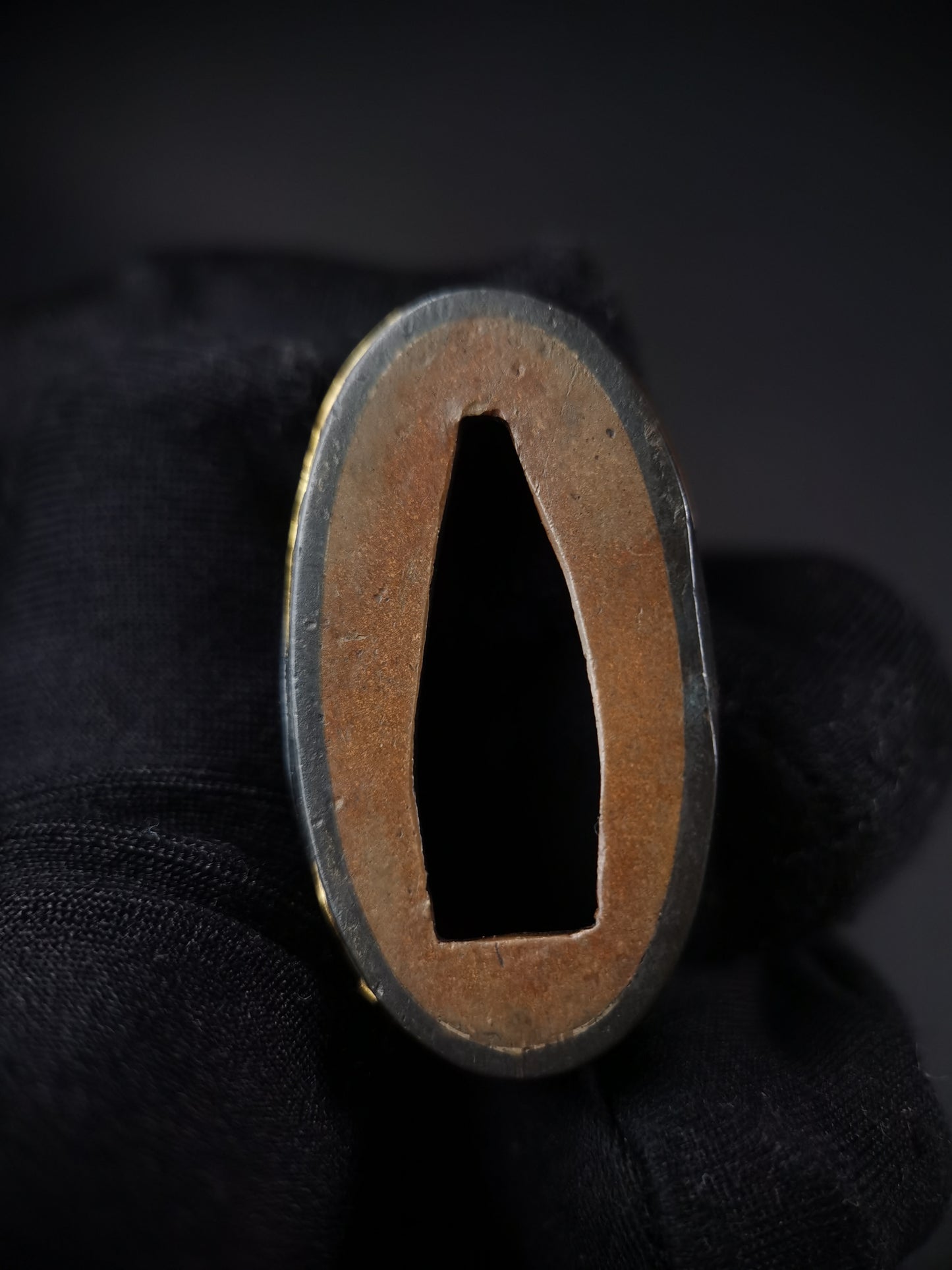 Japanese The harvest of fishing Fuchi & Kashira for Wakziashi Edo Period B131