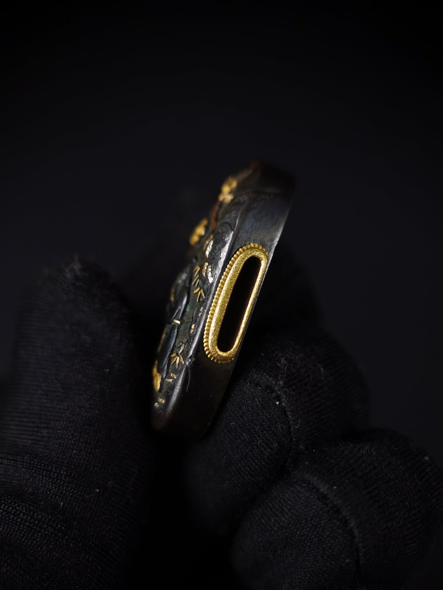 Japanese The Story of Filial Piety Fuchi & Kashira for Katana and Wakziashi Edo Period B133