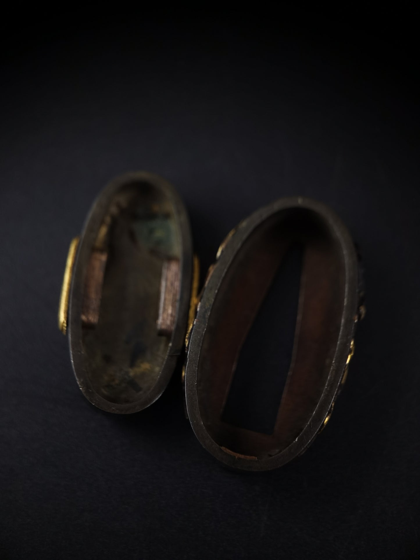 Japanese The Story of Filial Piety Fuchi & Kashira for Katana and Wakziashi Edo Period B133