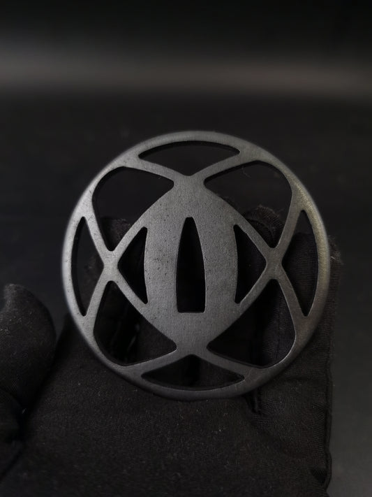 Japanese Kinban-mon Sukashi Tsuba for Katana and Wakziashi, X015