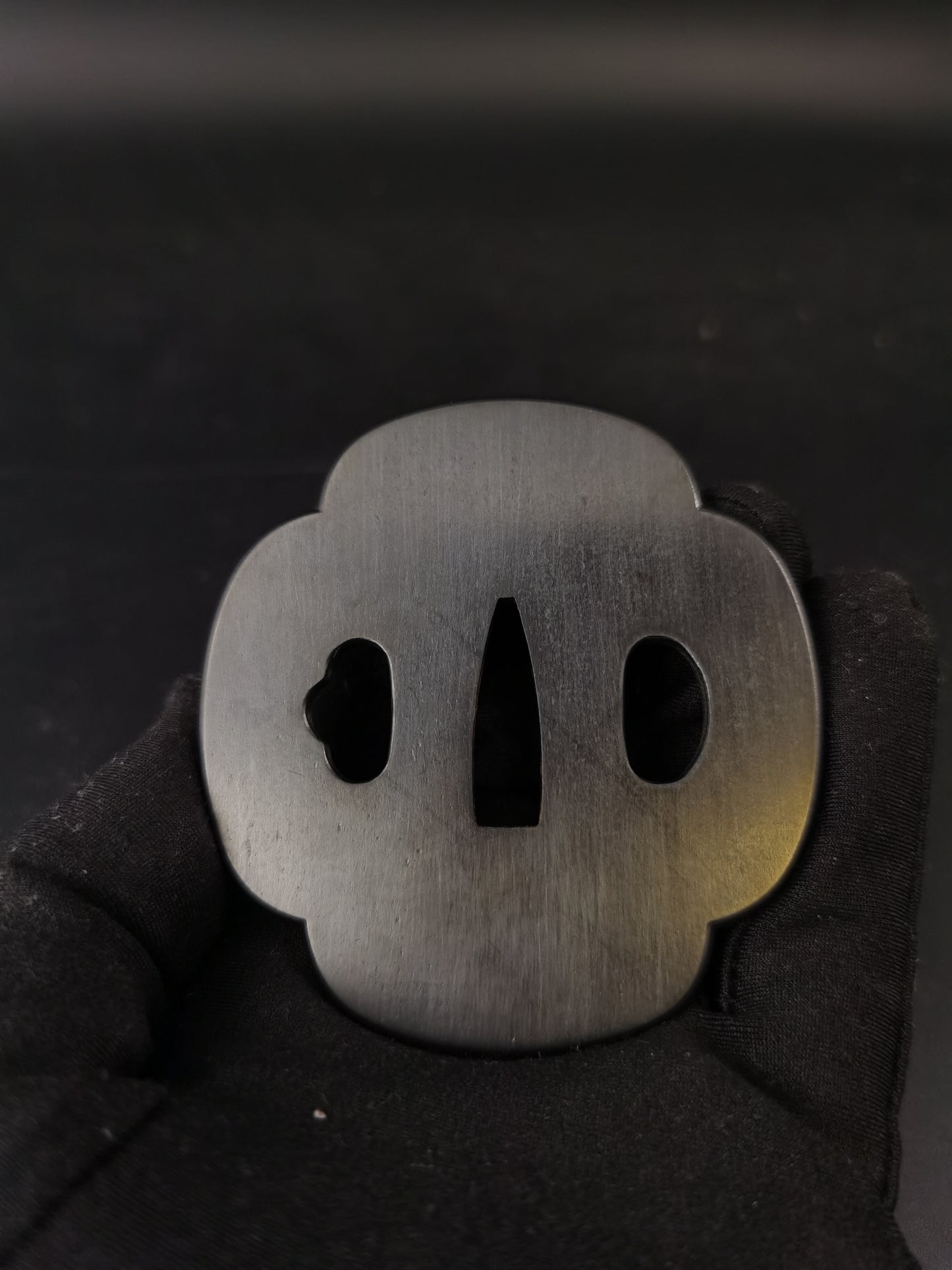 Japanese Plain Quince-shaped Tsuba for Katana and Wakziashi, X019