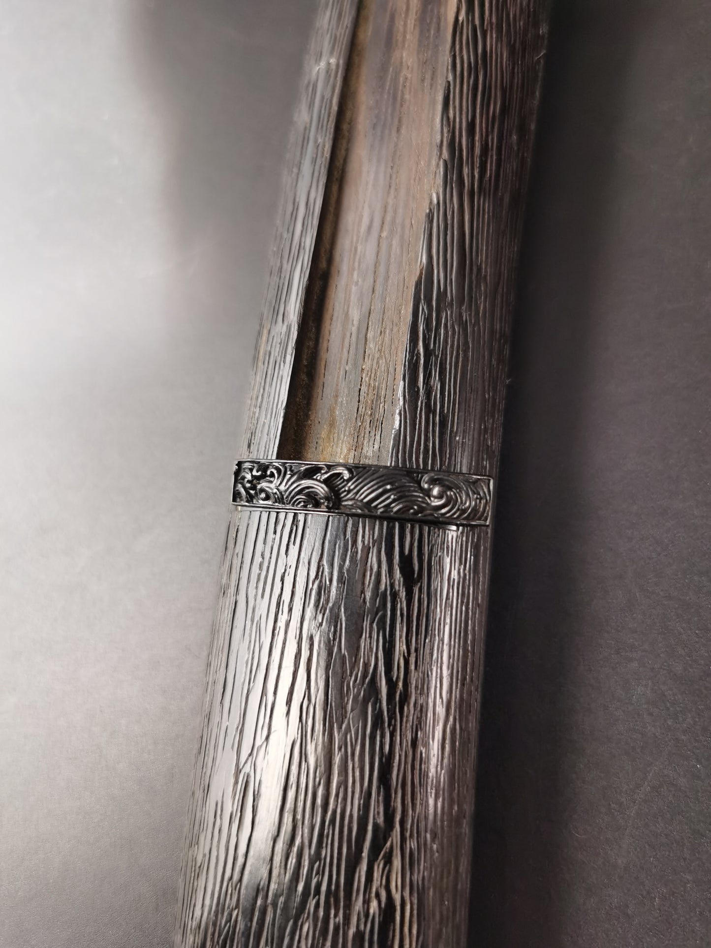 Japanese Wave Pattern Uragawara for wakziashi and Tanto, Y181